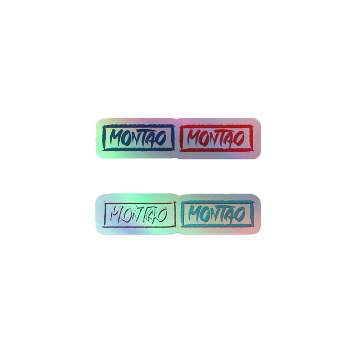 Montao Logo Holographic Stickers product image (1)