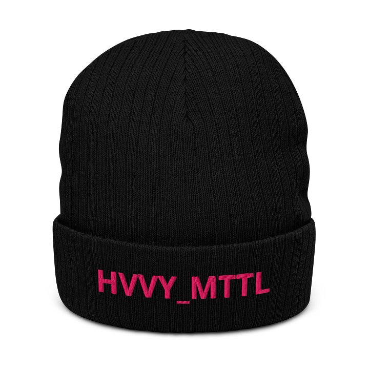 Knit Bean hvvy_mttl embroidered product image (1)