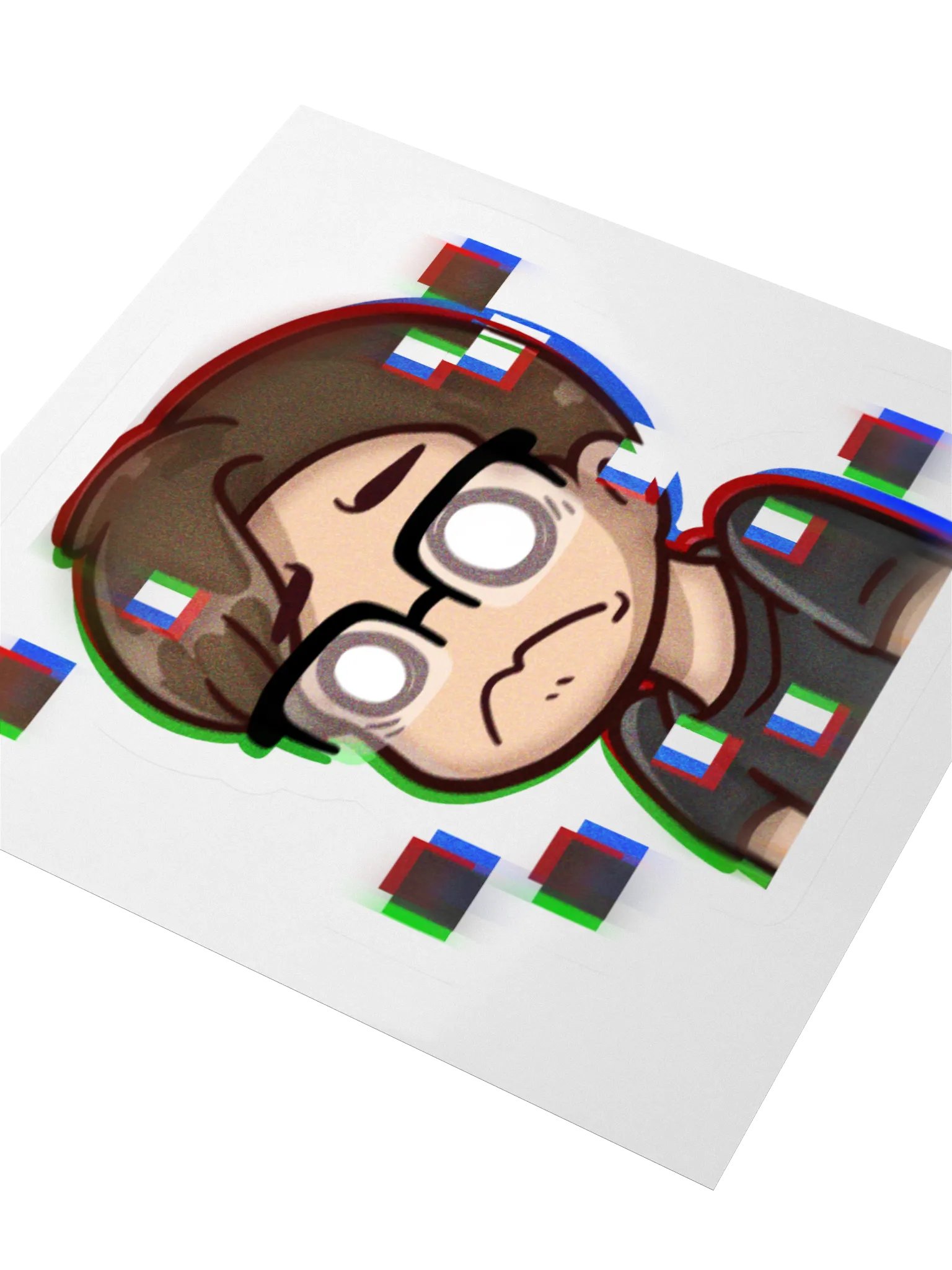 CrimsonStrife :Glitch: Emote Sticker product image (3)