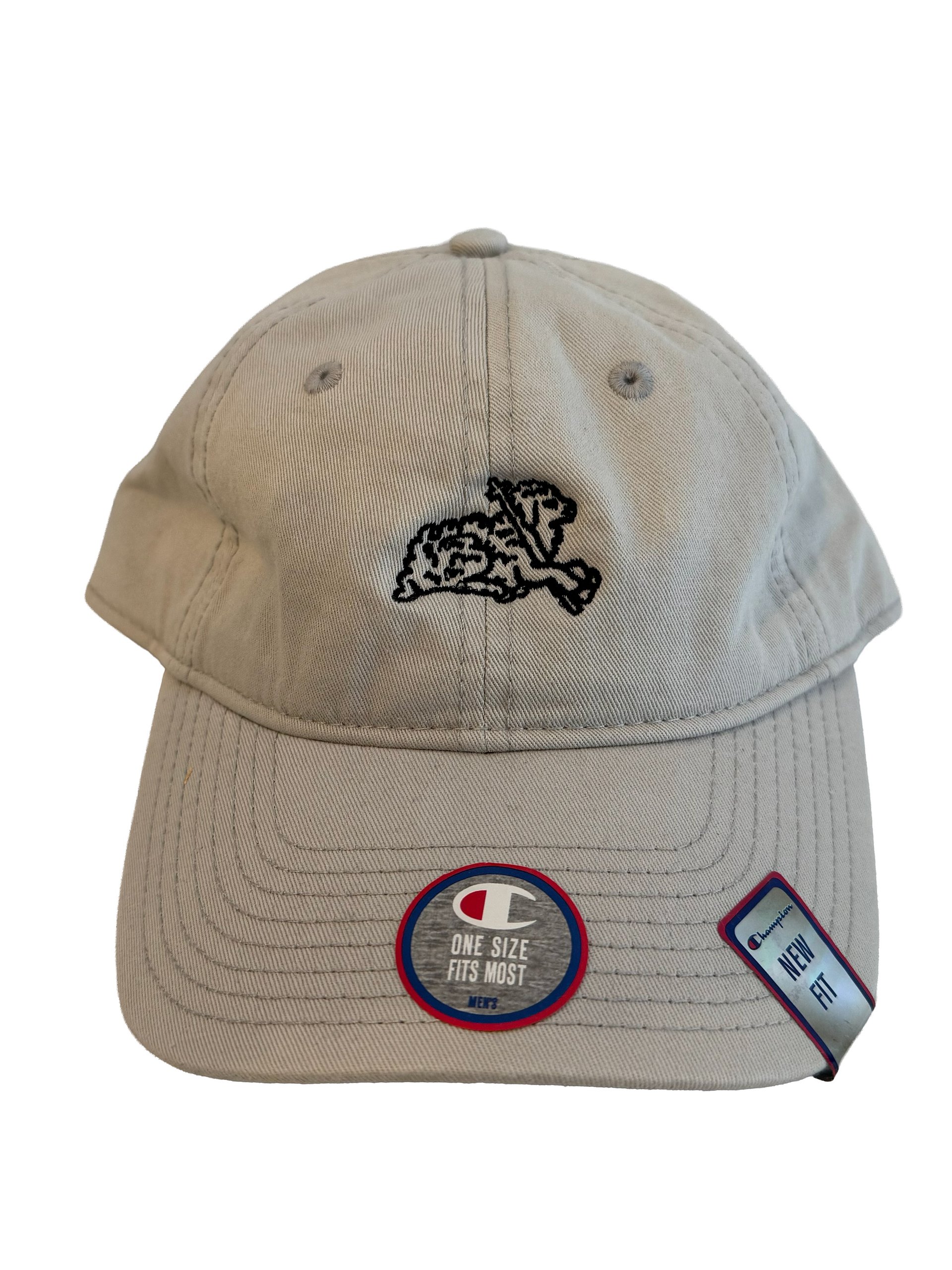THE LAMB DAD CAP — GREY / BLACK product image (1)