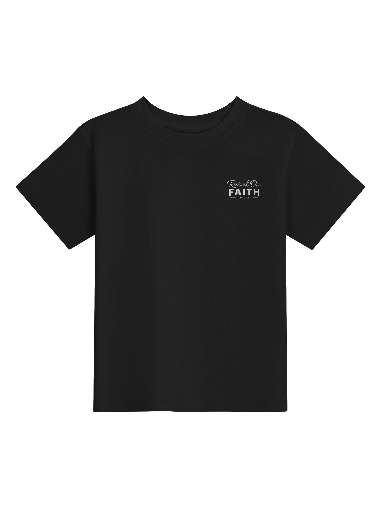 Raised on Faith Kids Tee - Black product image (1)