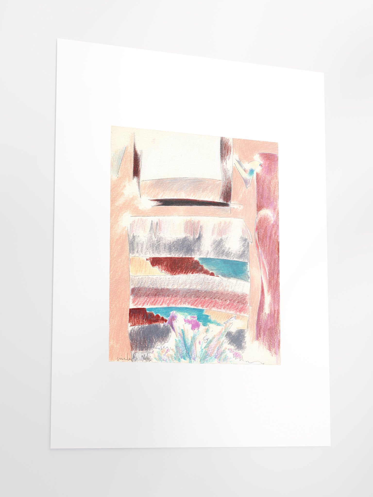 Wall Study 09.21.83 print product image (4)
