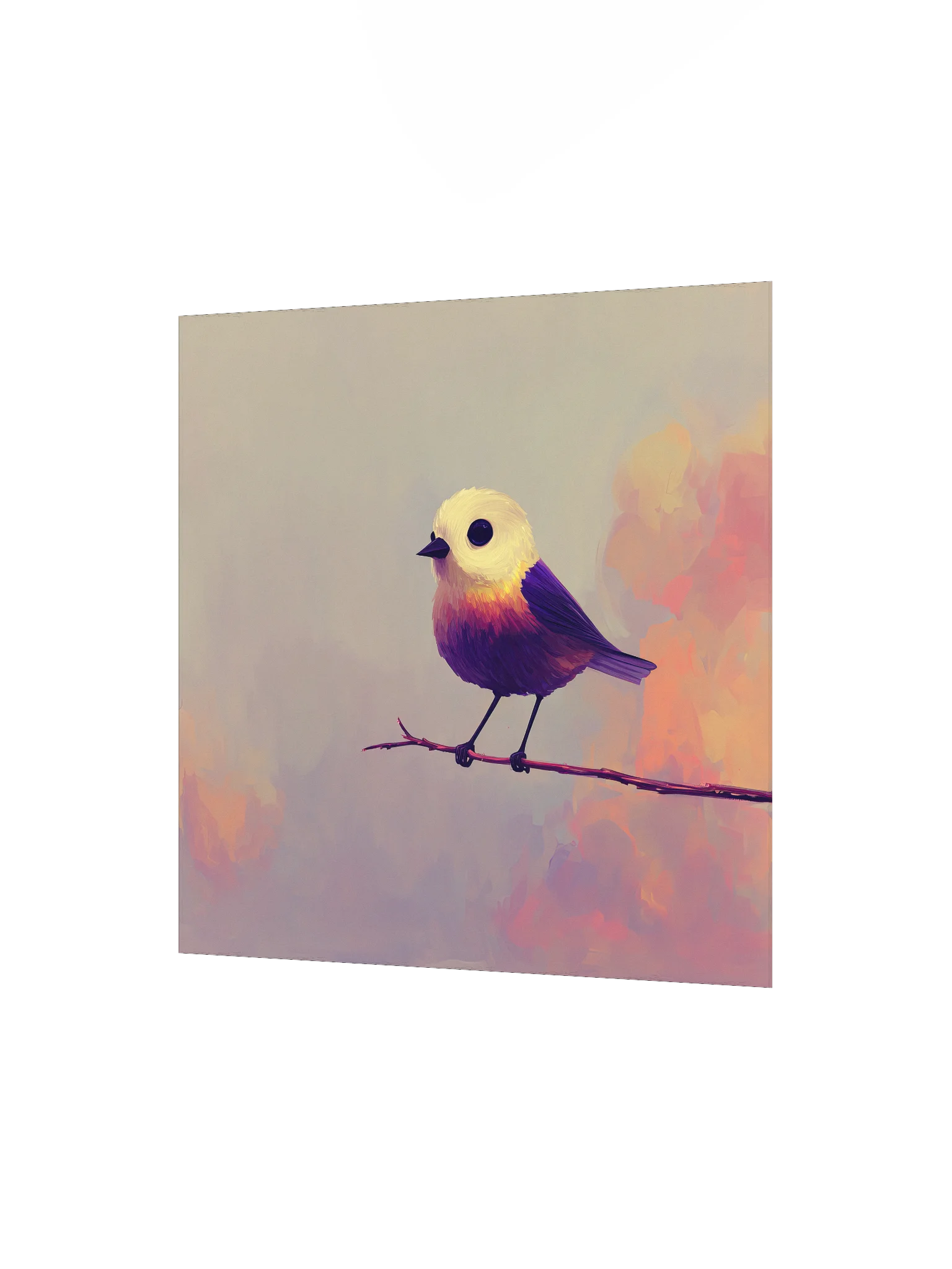 Purple Place: Whimsical Bird on Branch product image (7)