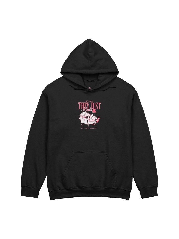 go away, they just kissed audiobook hoodie product image (1)