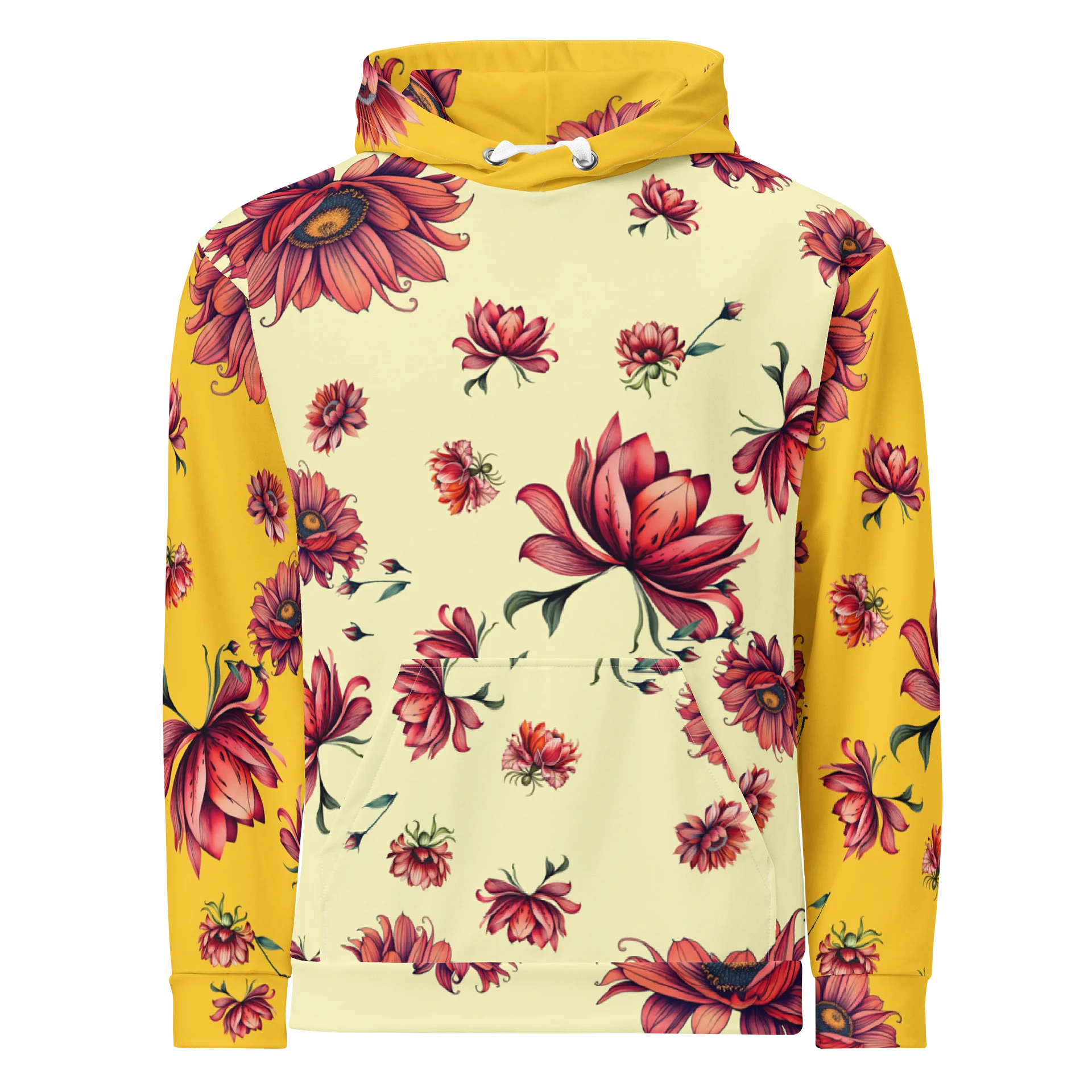 Flower thoughts-cotton hoodie product image (3)