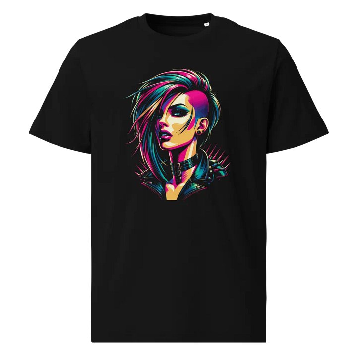 Cyberpunk Rebel Woman Tee product image (1)
