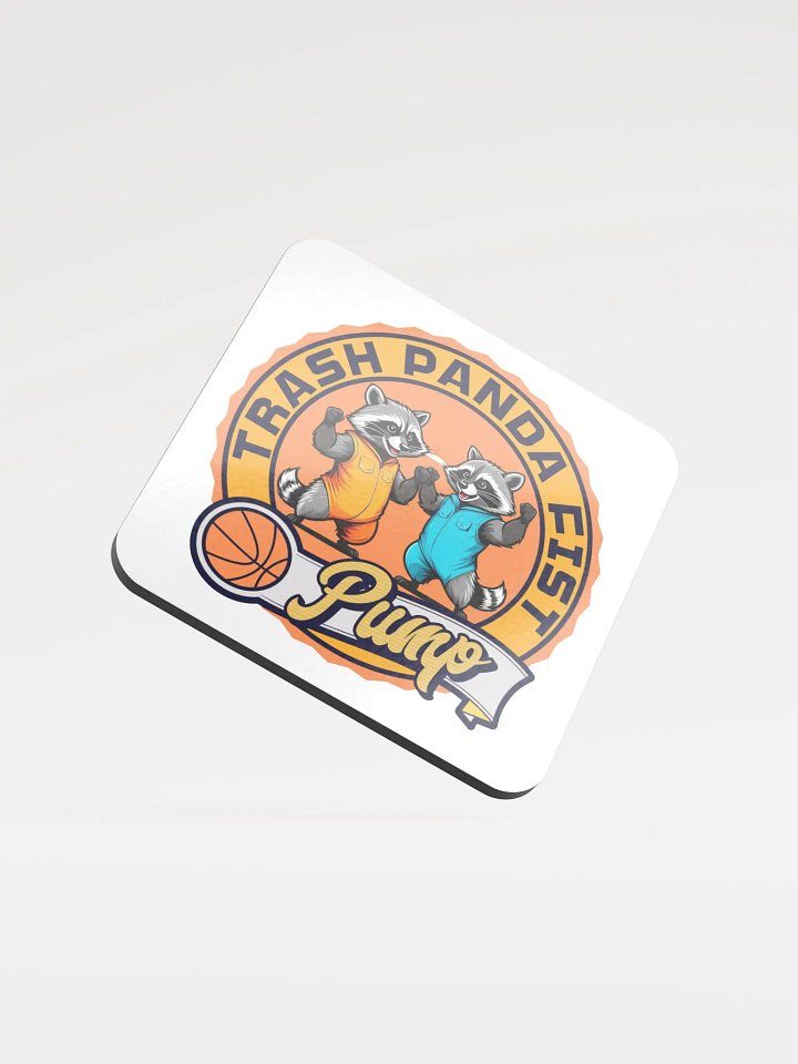 Trash Panda Fist Pump Basketball Coaster Set product image (2)