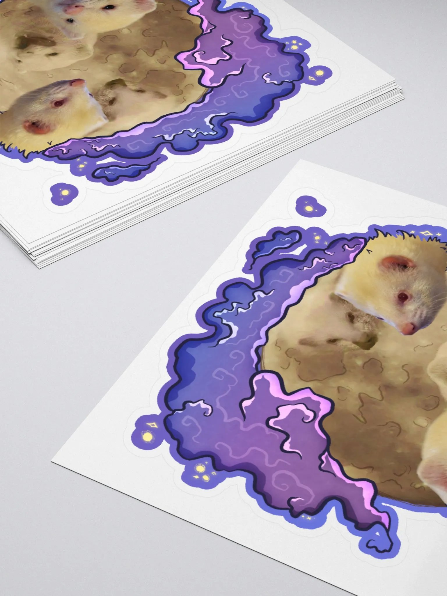 Floof Moon - Sticker product image (10)