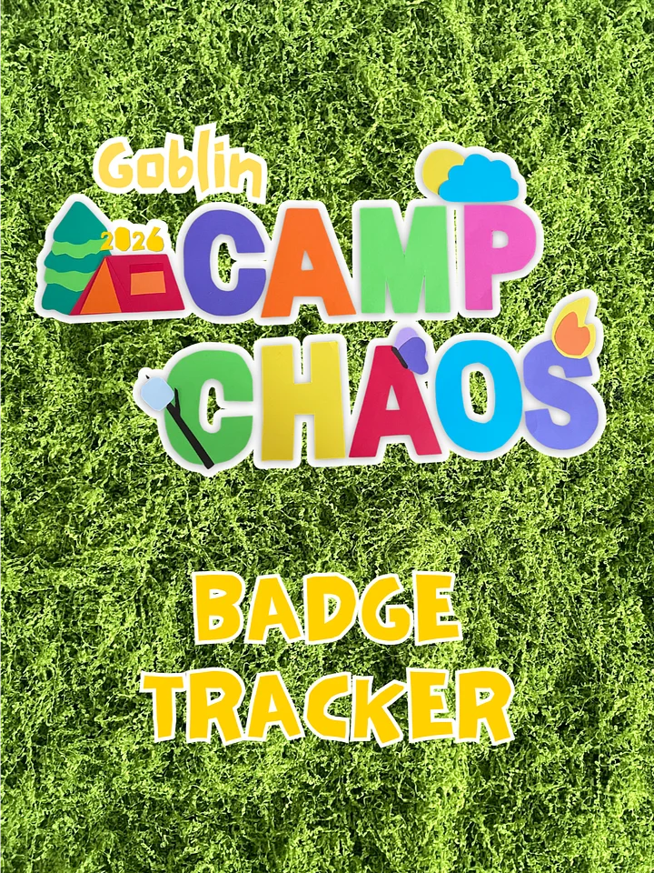 THE GOBLIN CAMP BADGE TRACKER! product image (1)