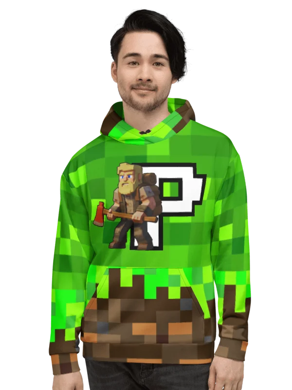 Patient PixelZ P Logo Eco-Friendly Unisex Adult Hoodie (PixelZ My Craft) product image (1)