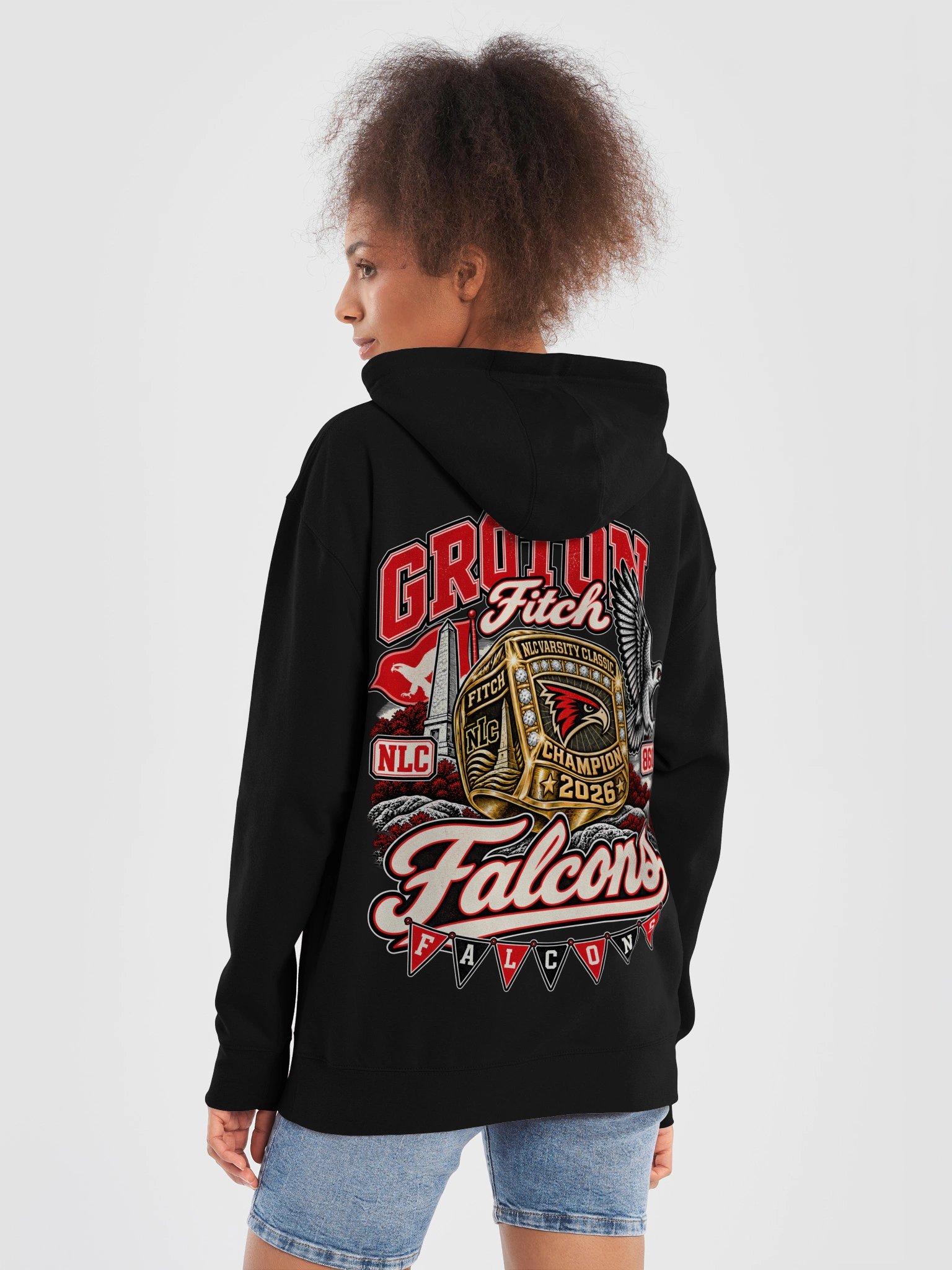 NLC Varsity Classic Hoodie (Falcons) product image (6)
