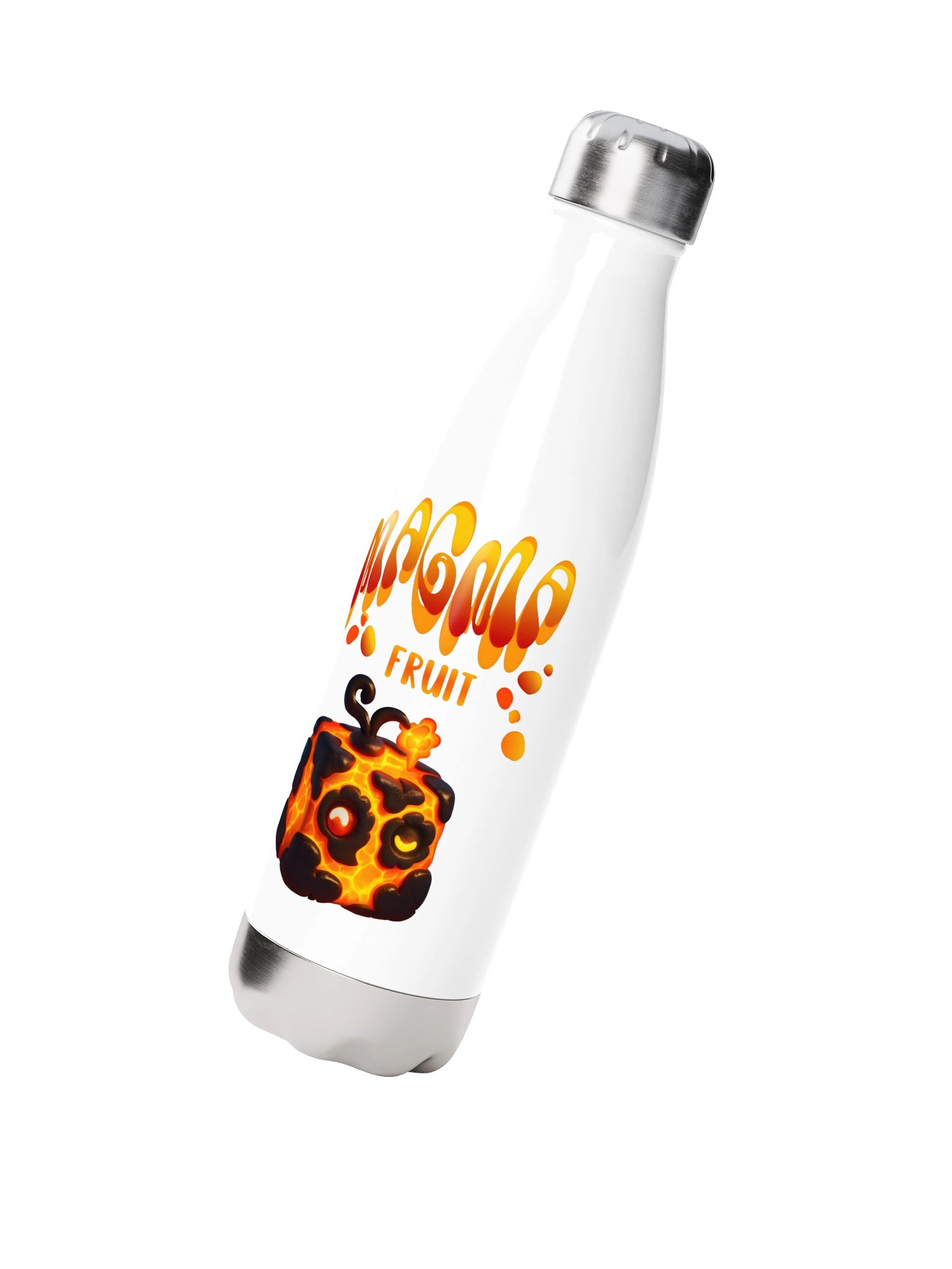 Magma Fruit Blox Fruits Gamer Stainless Steel Water Bottle Gift For Kids product image (4)