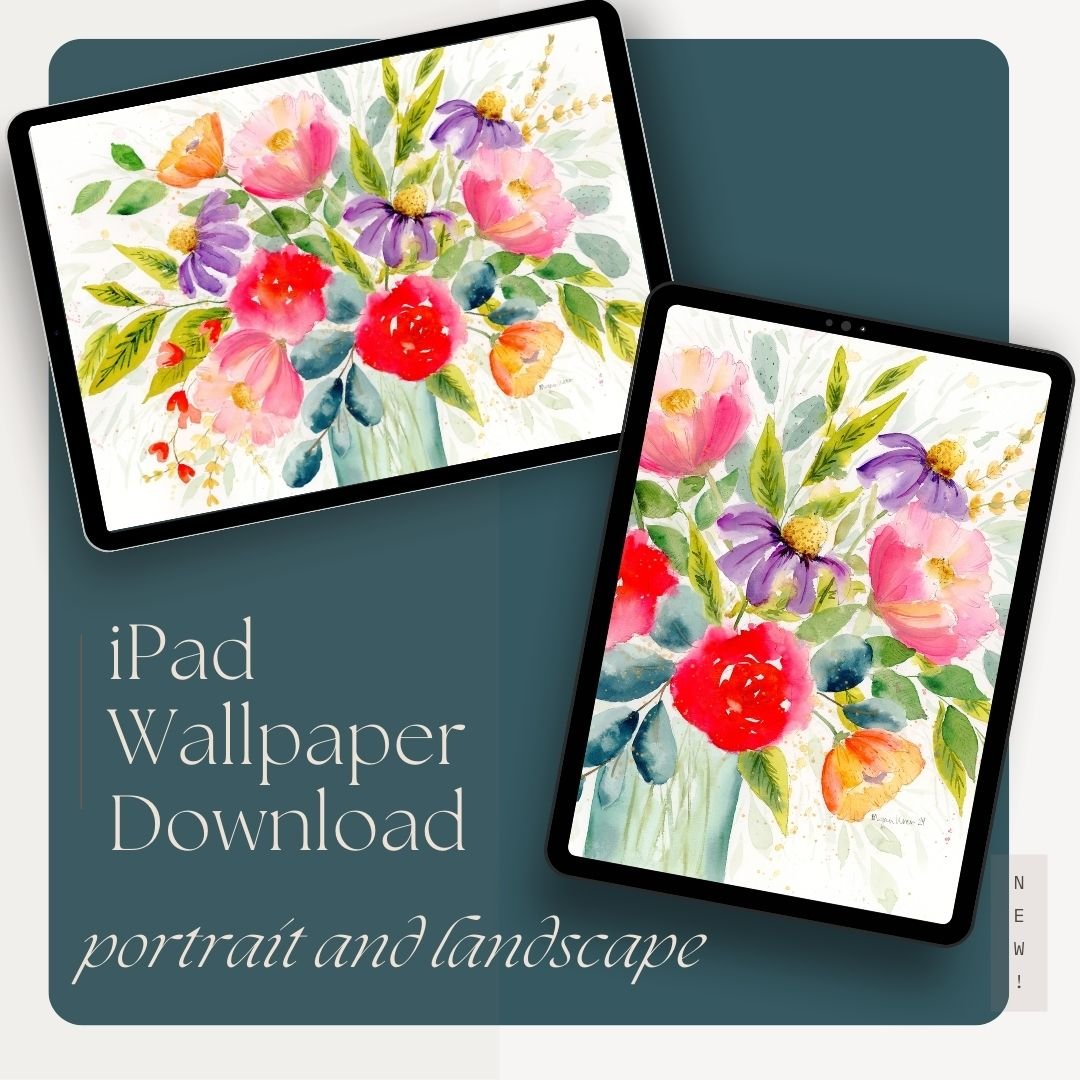 Blooming Big Watercolor Wallpaper Bundle product image (2)