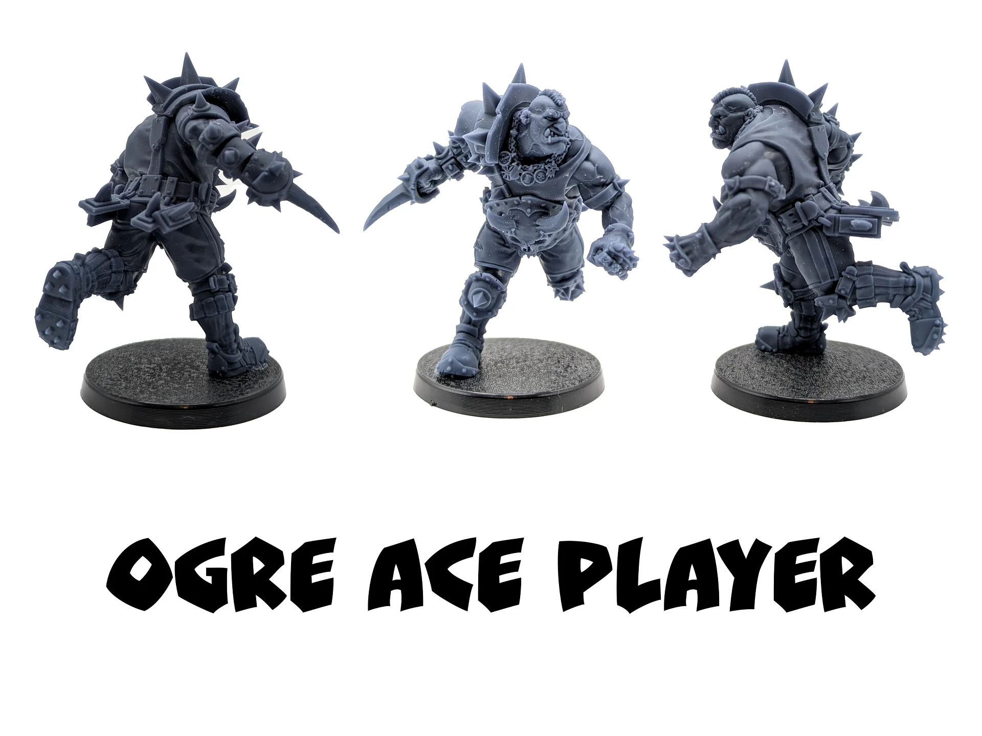 Ogre Ace Player - Brutefun Miniatures product image (1)