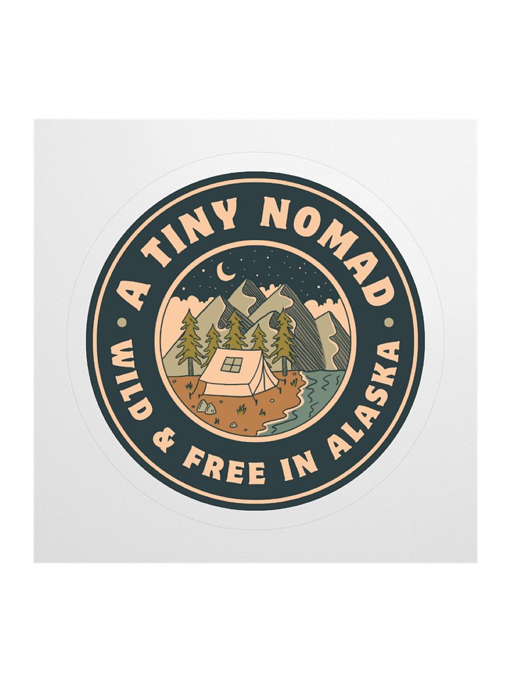 Limited Edition Tiny Nomad x Alaska Sticker product image (1)