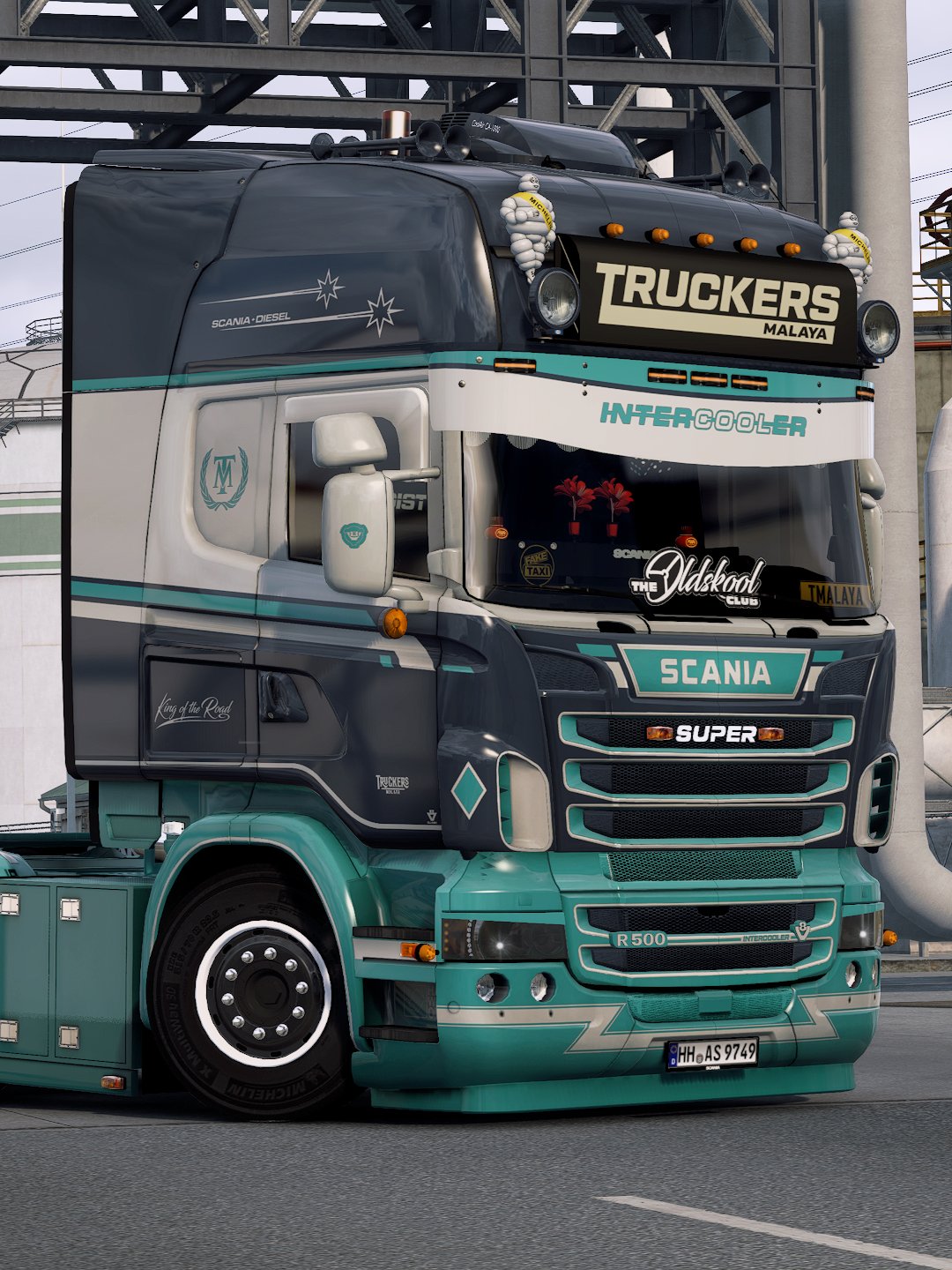 Early Access! ETS2 TM Scania RJL Skin Pack 4 - R4 R5 & R6 Changeable Multicolor Skin Pack + Schmitz Trailer Skin product image (1)