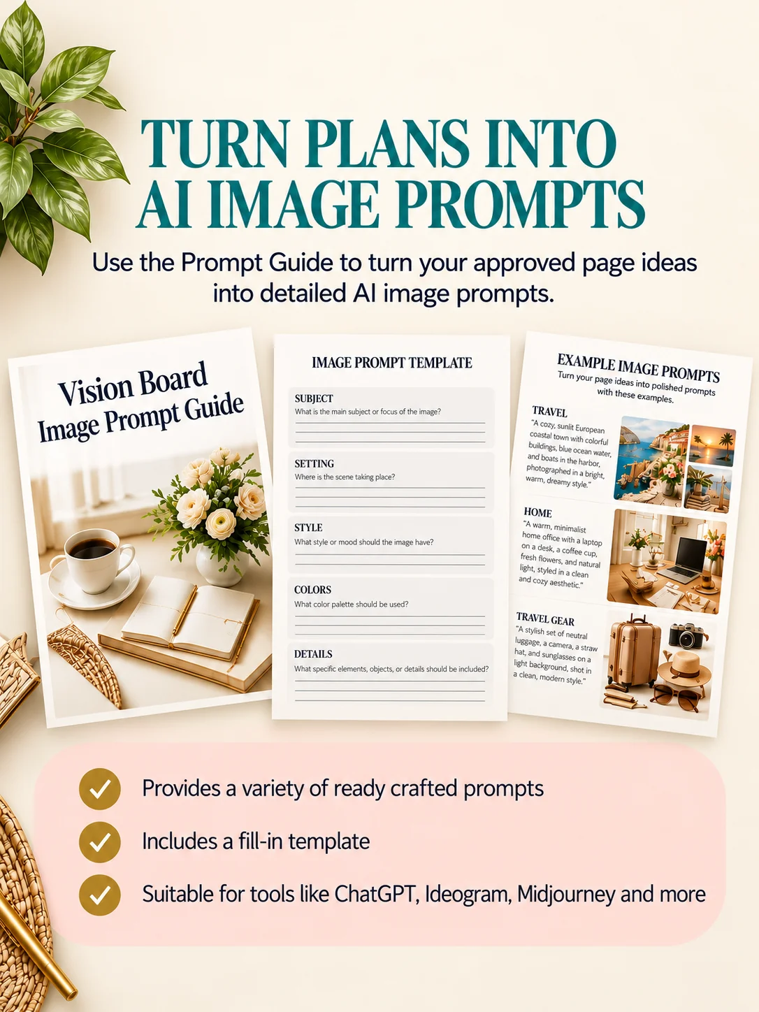 Clip Art Vision Board Book Planning Kit product image (4)