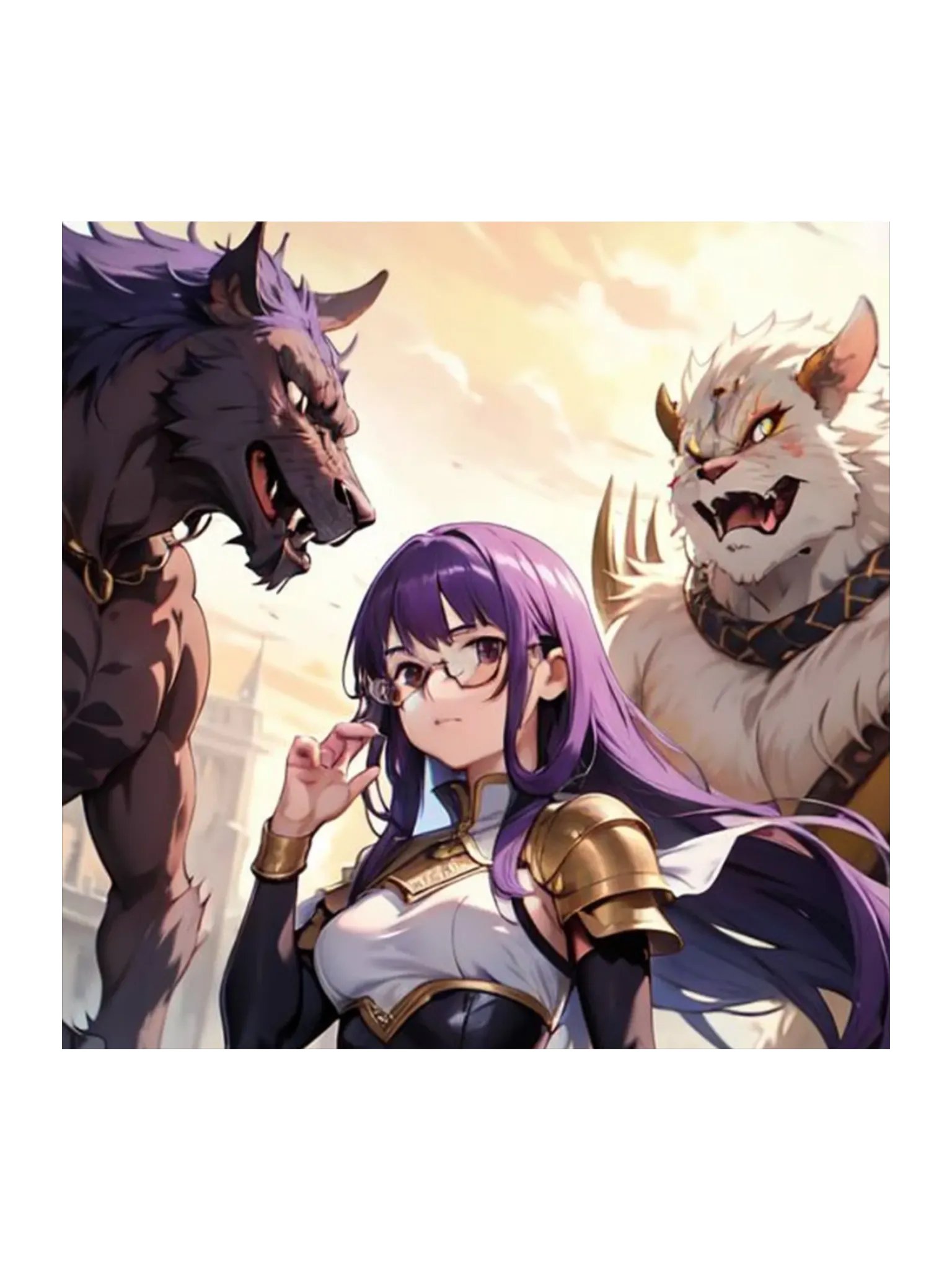 Purple K Warrior STICKERS product image (2)