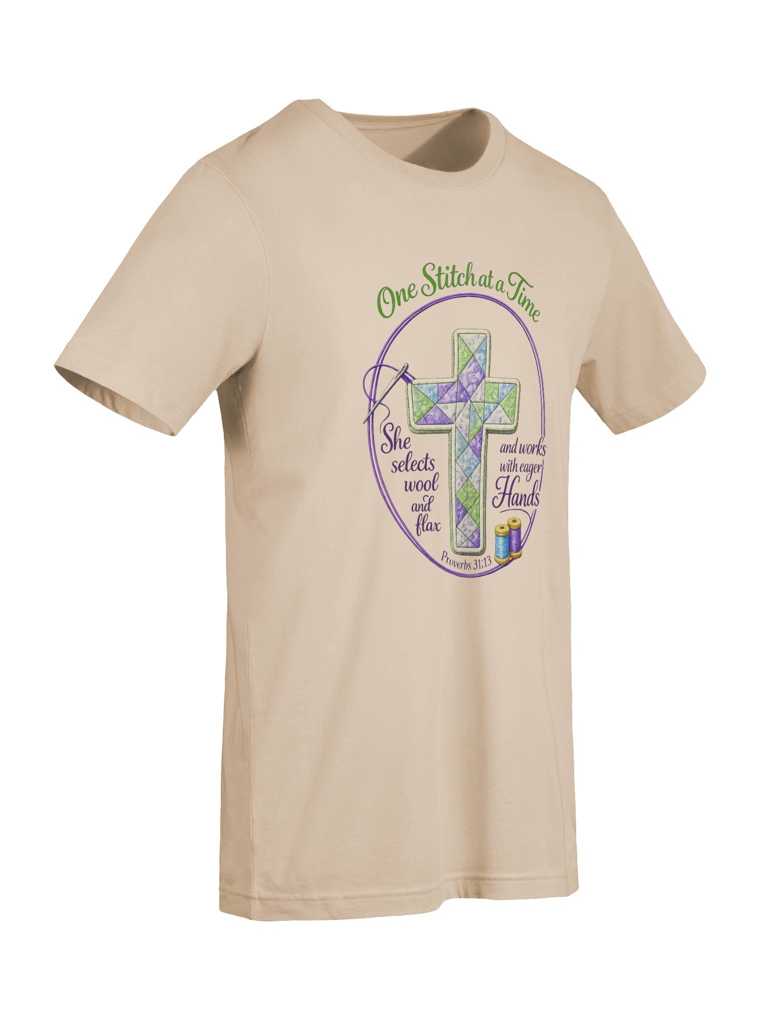 Eager Hands Quilted Cross T-Shirt product image (3)