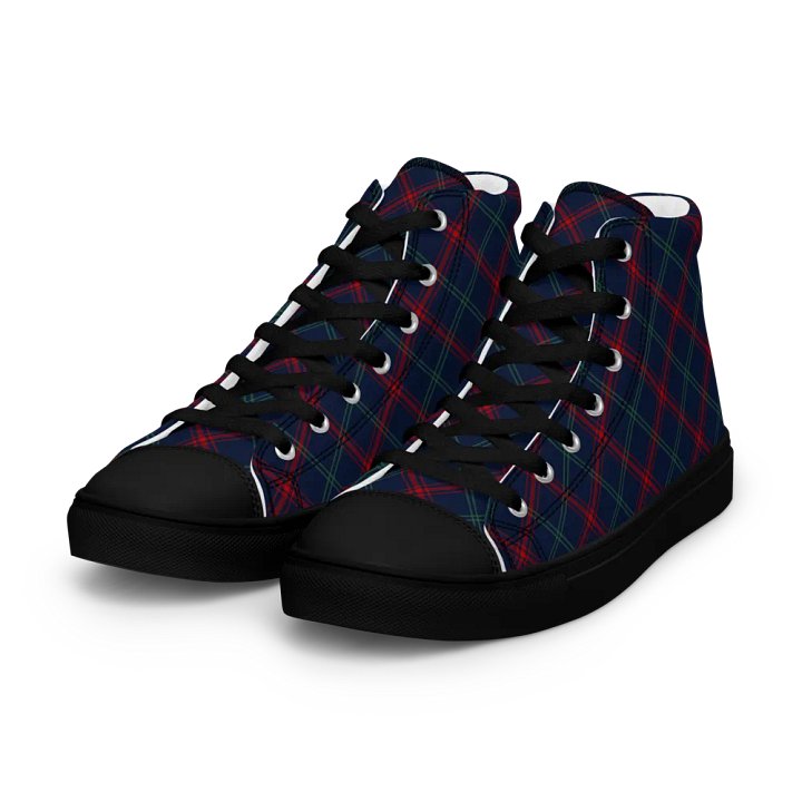 Lynch Tartan Men's High Top Shoes product image (2)