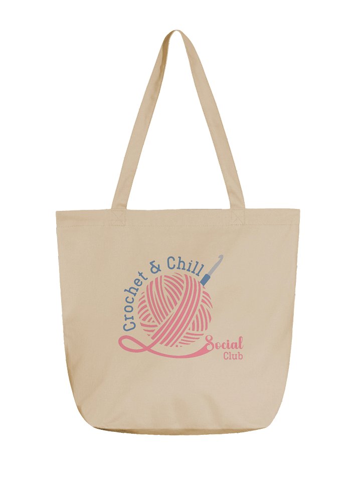 Crochet & Chill – Social Club Tote Bag product image (1)