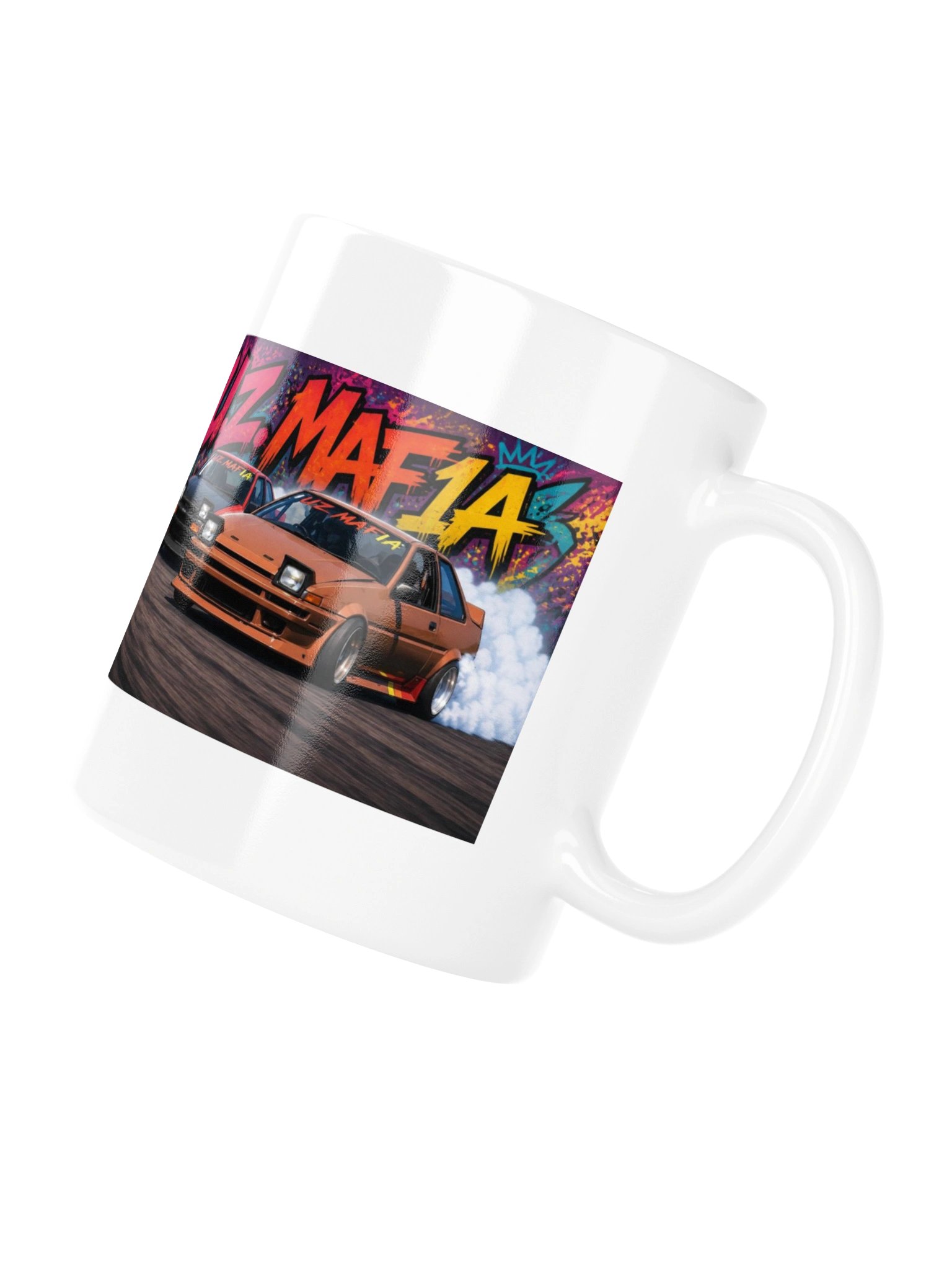 UZ Mafia Graffiti White Coffee Cups product image (10)