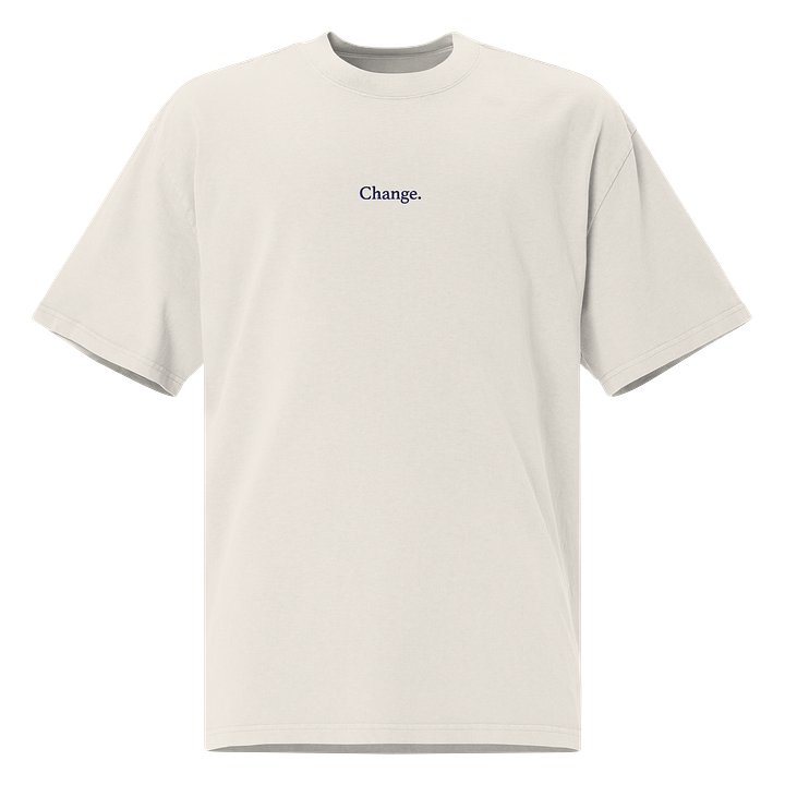 Change. Embroidered Minimal Tee product image (1)