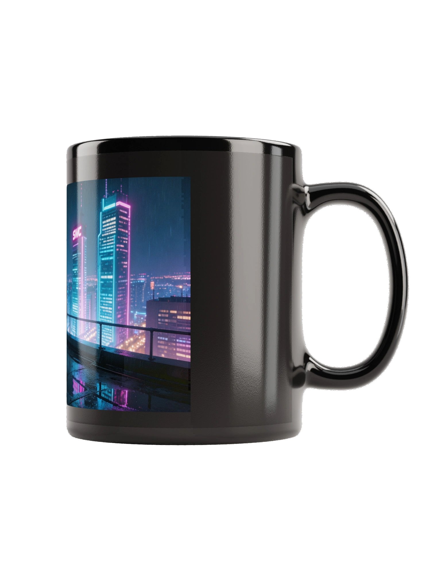 Tony Stallone | TS-69 Rooftop | Black Glossy Mug product image (3)