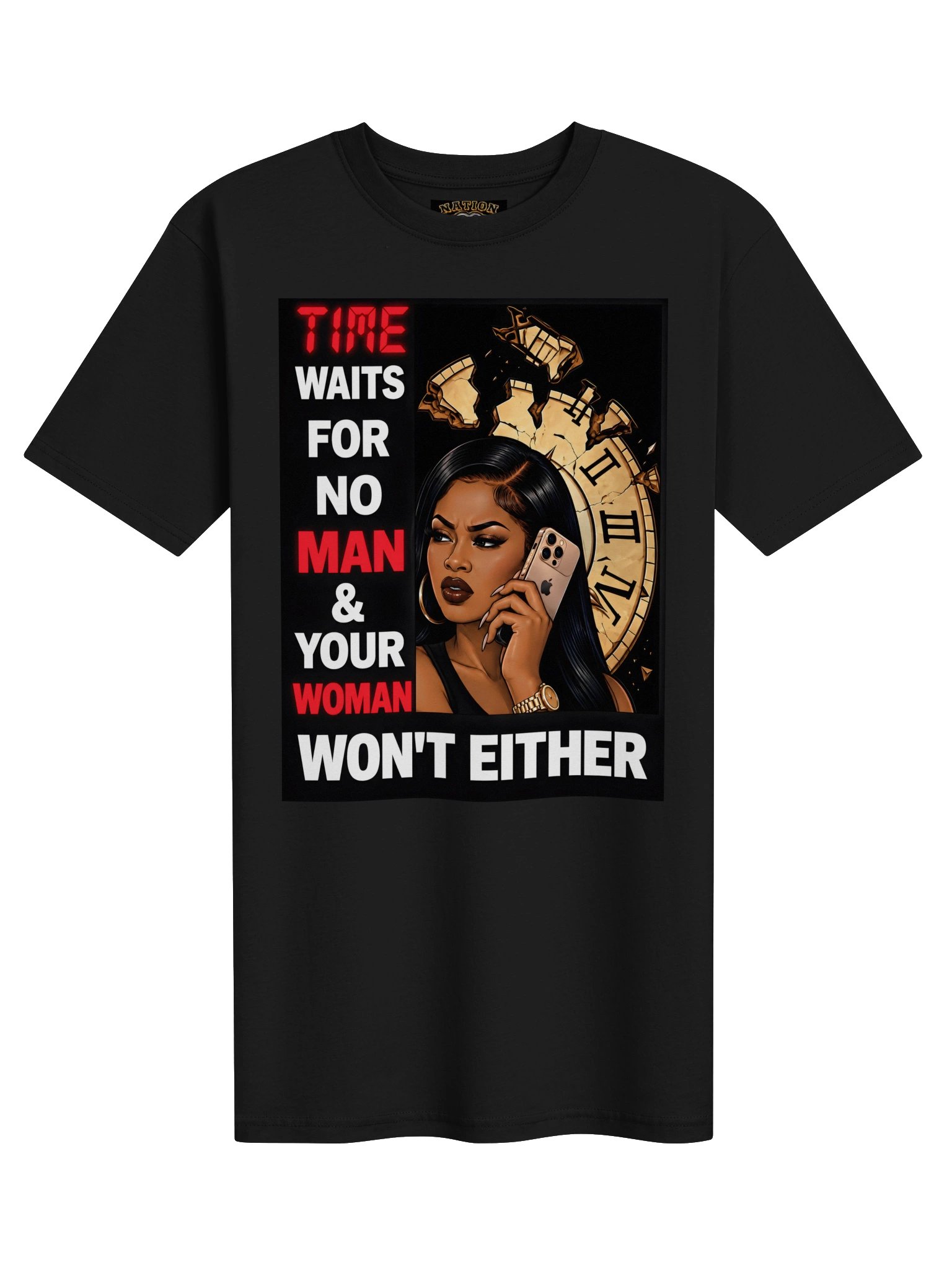 Time Waits No One Graphic Tee product image (1)