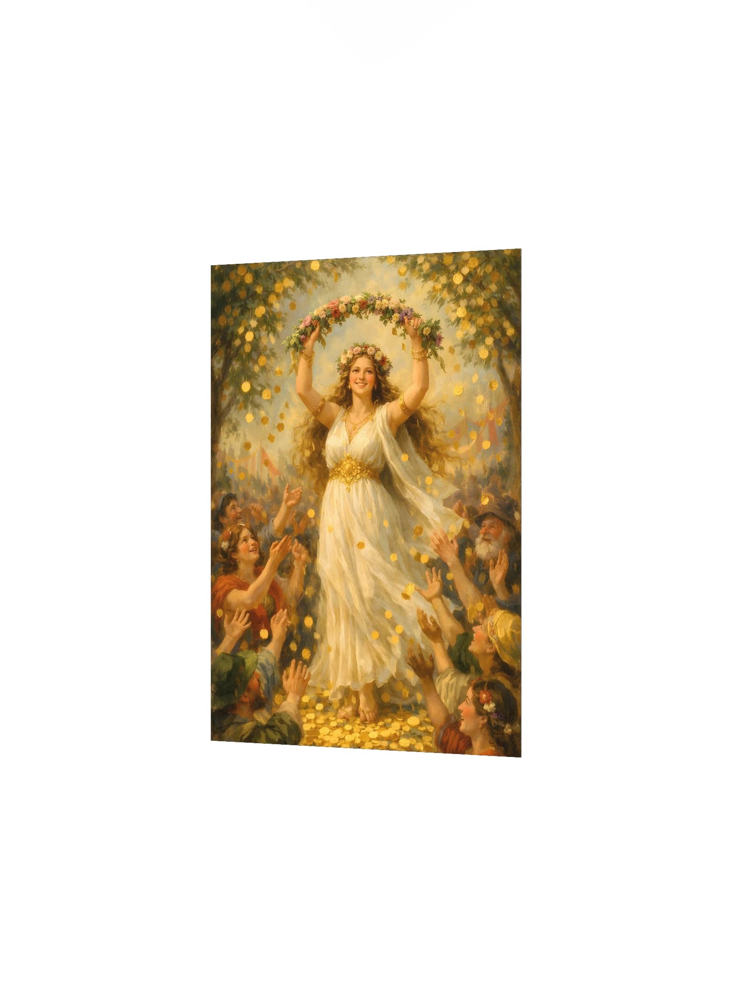Goddess Fors Fortuna, Golden Celebration Mini-Poster product image (2)