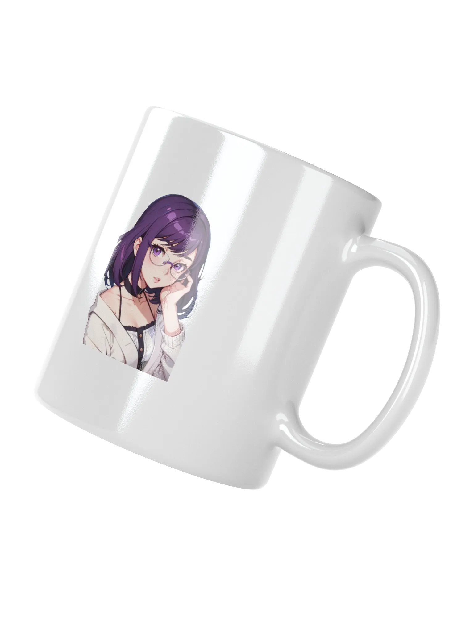 (PURPLE WAIFU) K White Mug product image (2)