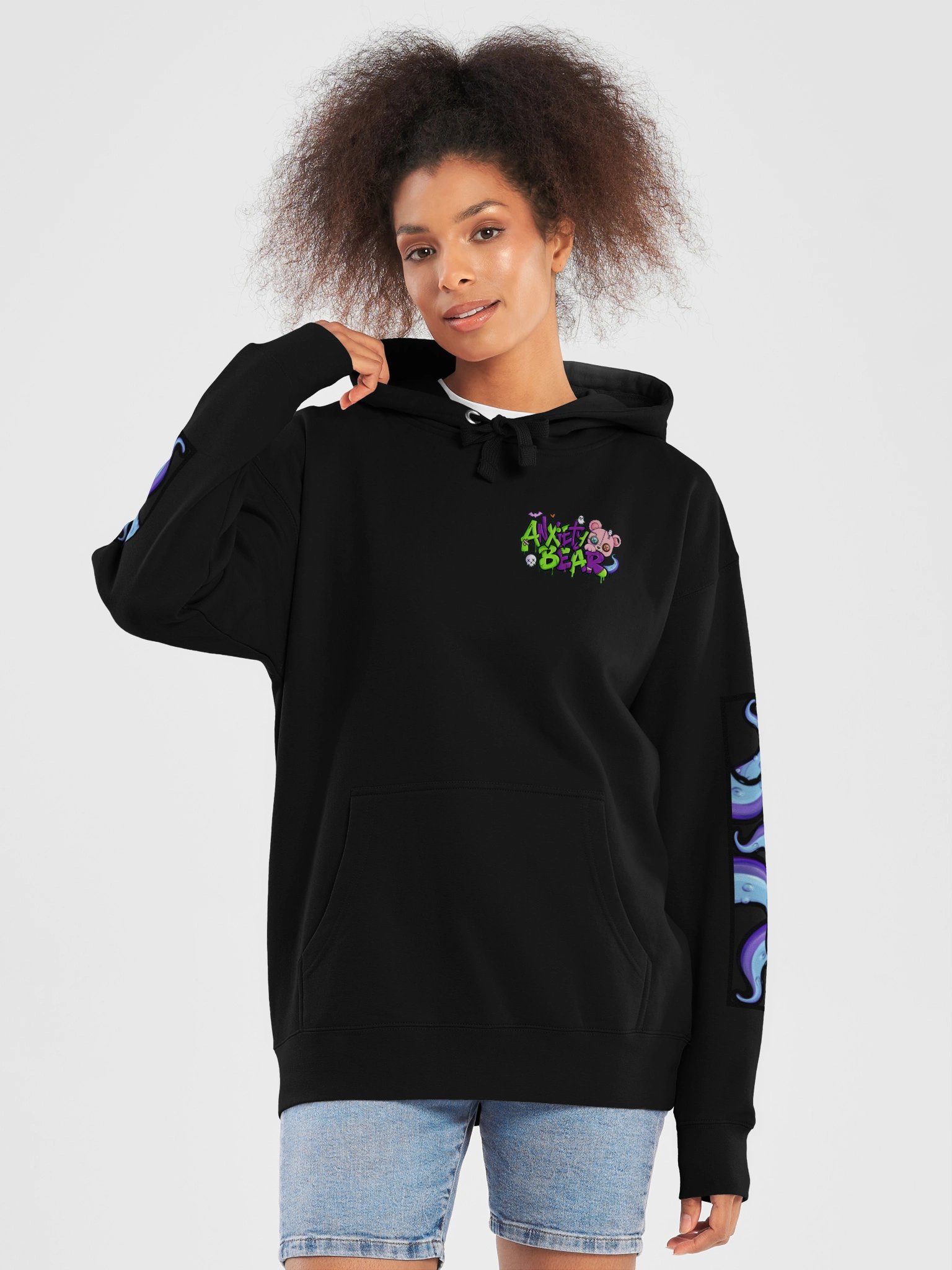 Anxiety Bear Scare Bear: Bearthulu Hoodie product image (65)