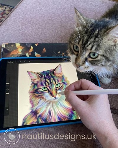 🐾 Meet Macey — Chief Creative Supervisor at Nautilus Designs 🐾

Every masterpiece needs an audience… and apparently, mine com...