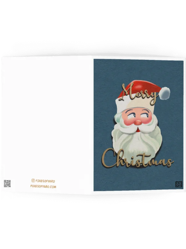 Santa Merry Christmas (blue) product image (3)