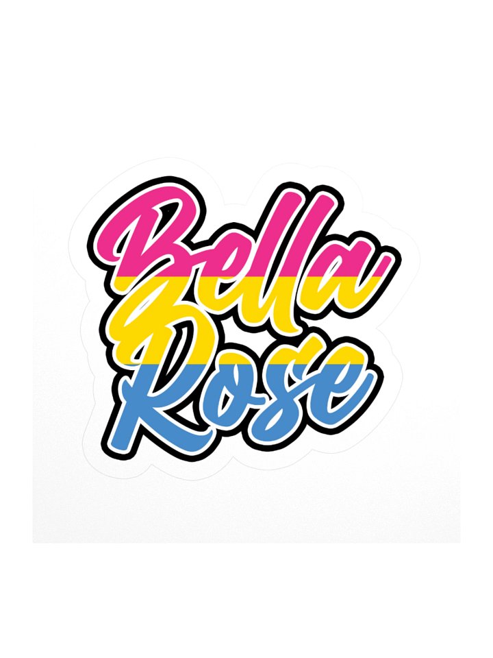 Bella Rose Pan Pride Sticker product image (1)