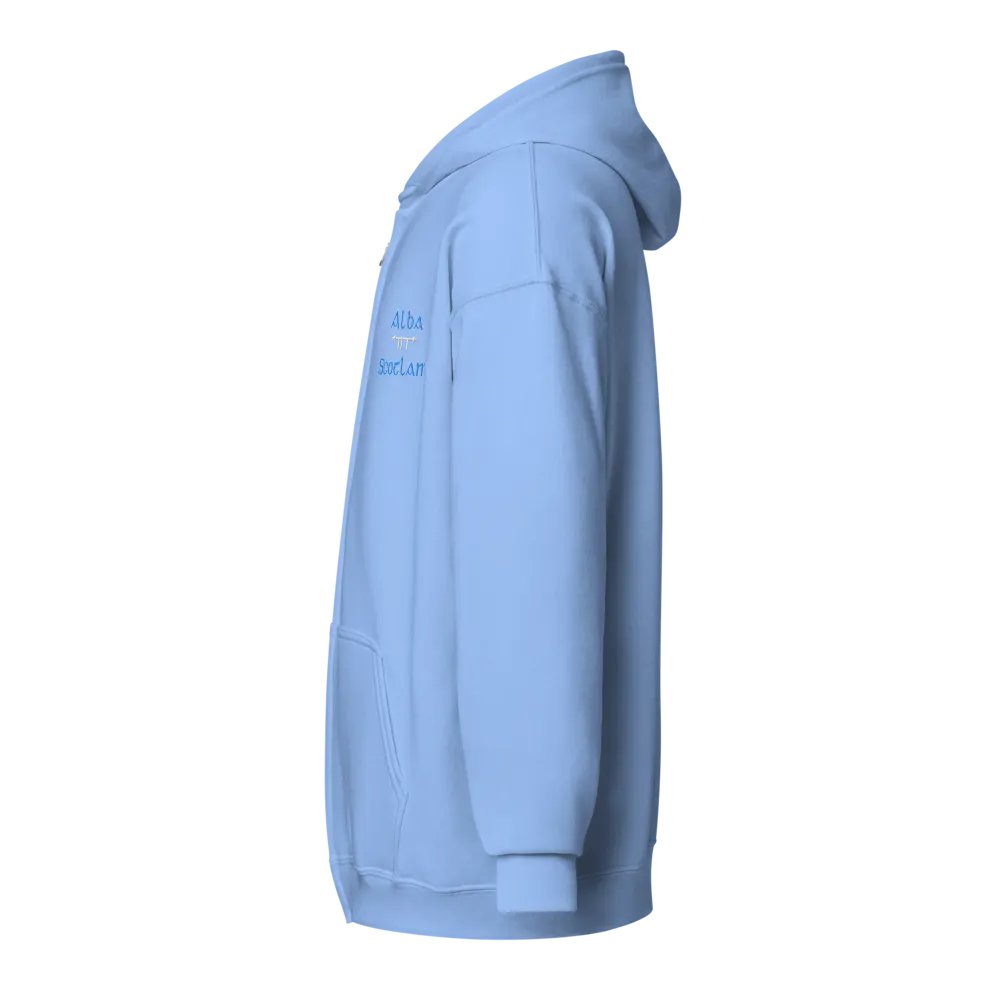 Scotland/Alba Scholastic style Ogham embroidered Zip Hoodie product image (11)