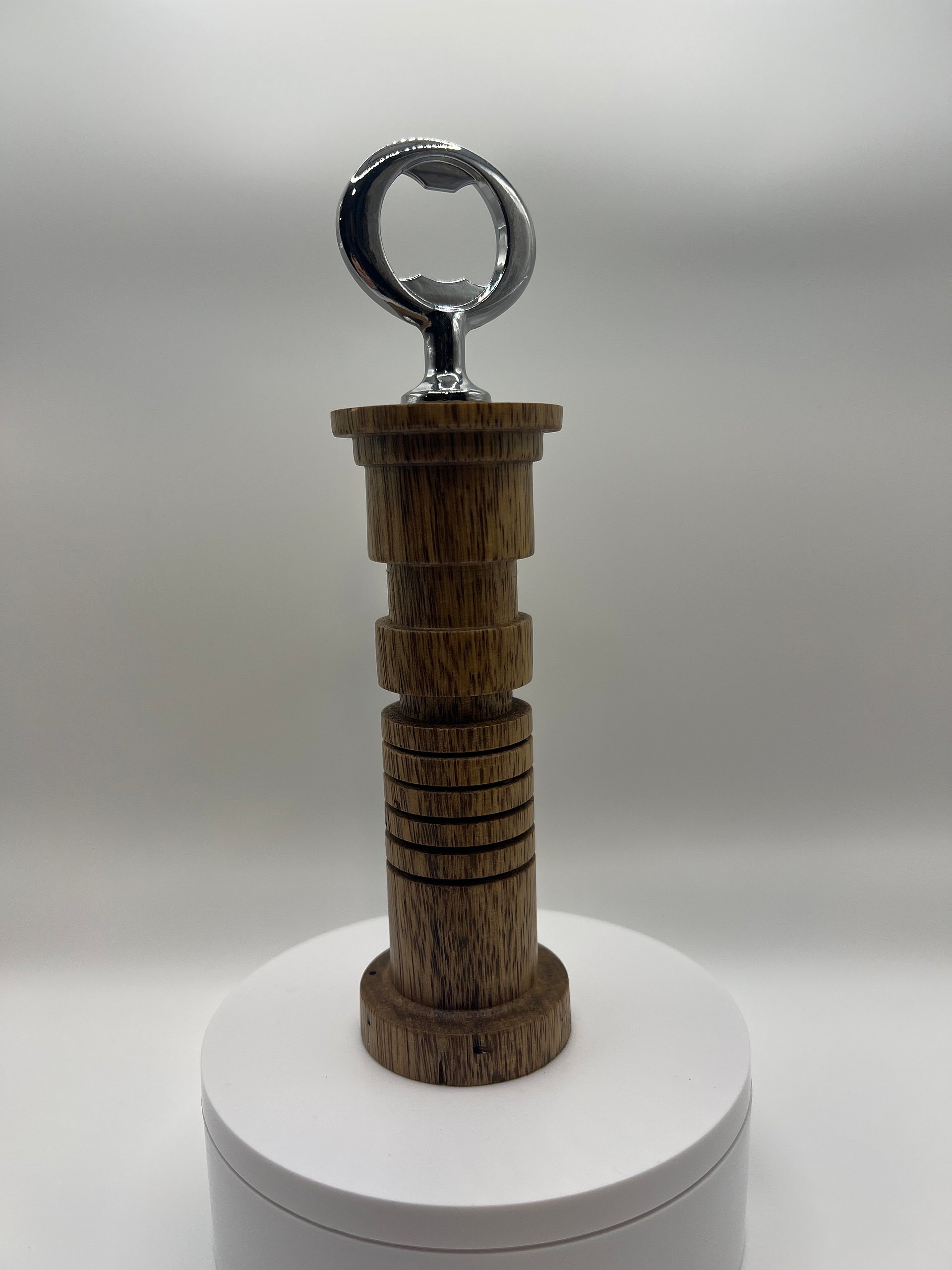 Hand-Turned Star Wars Inspired Black Limba Bottle Opener product image (9)