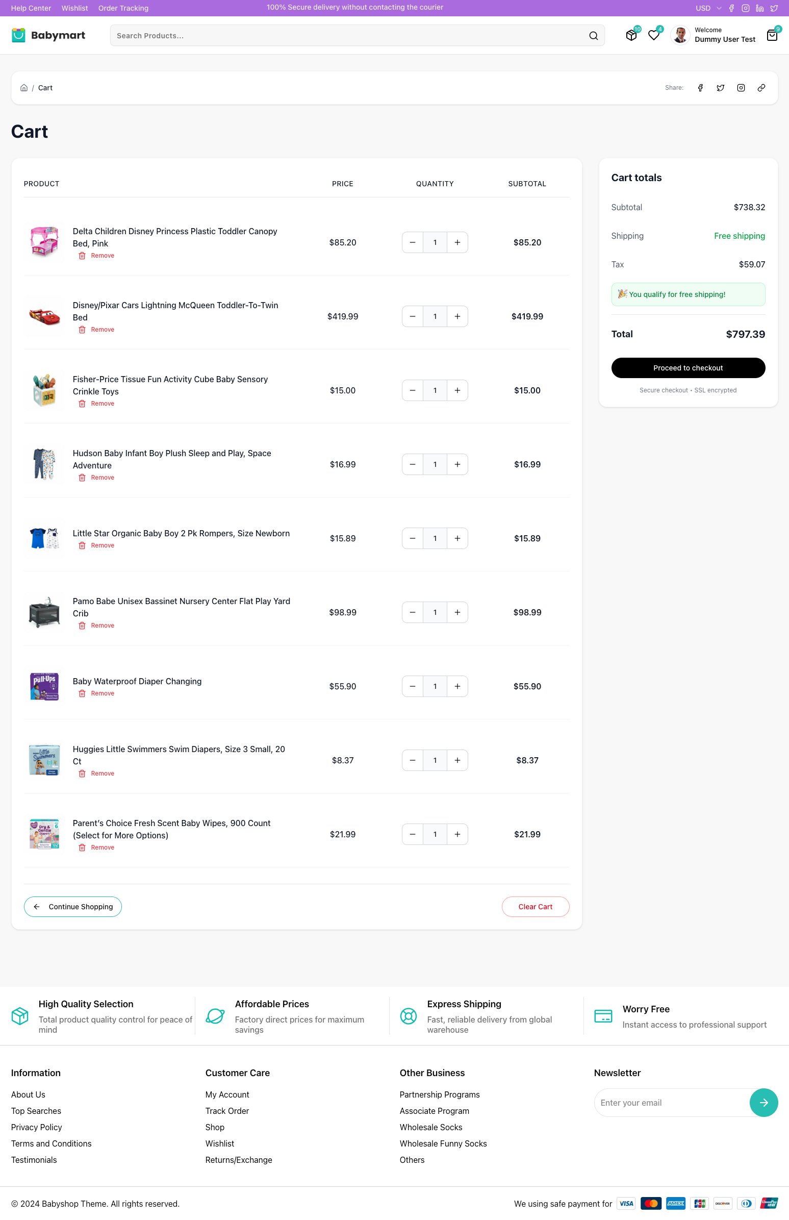 Complete E-commerce Solution - BabyShop Platform product image (4)