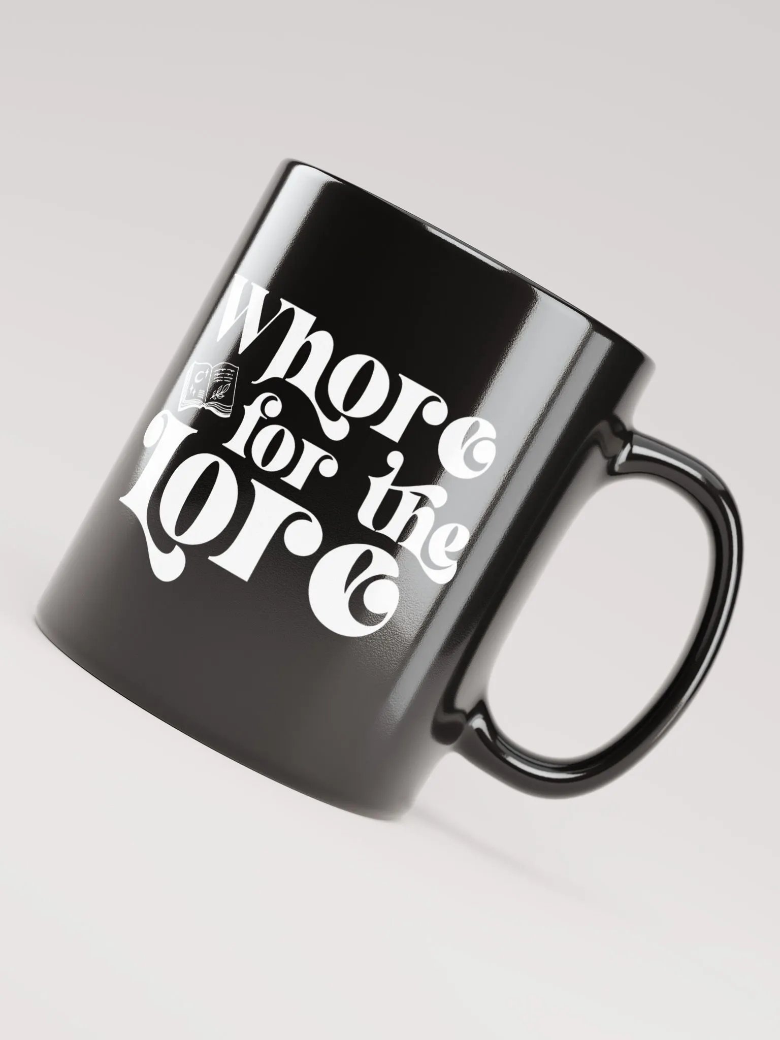 Whore for the Lore Black Mug product image (4)