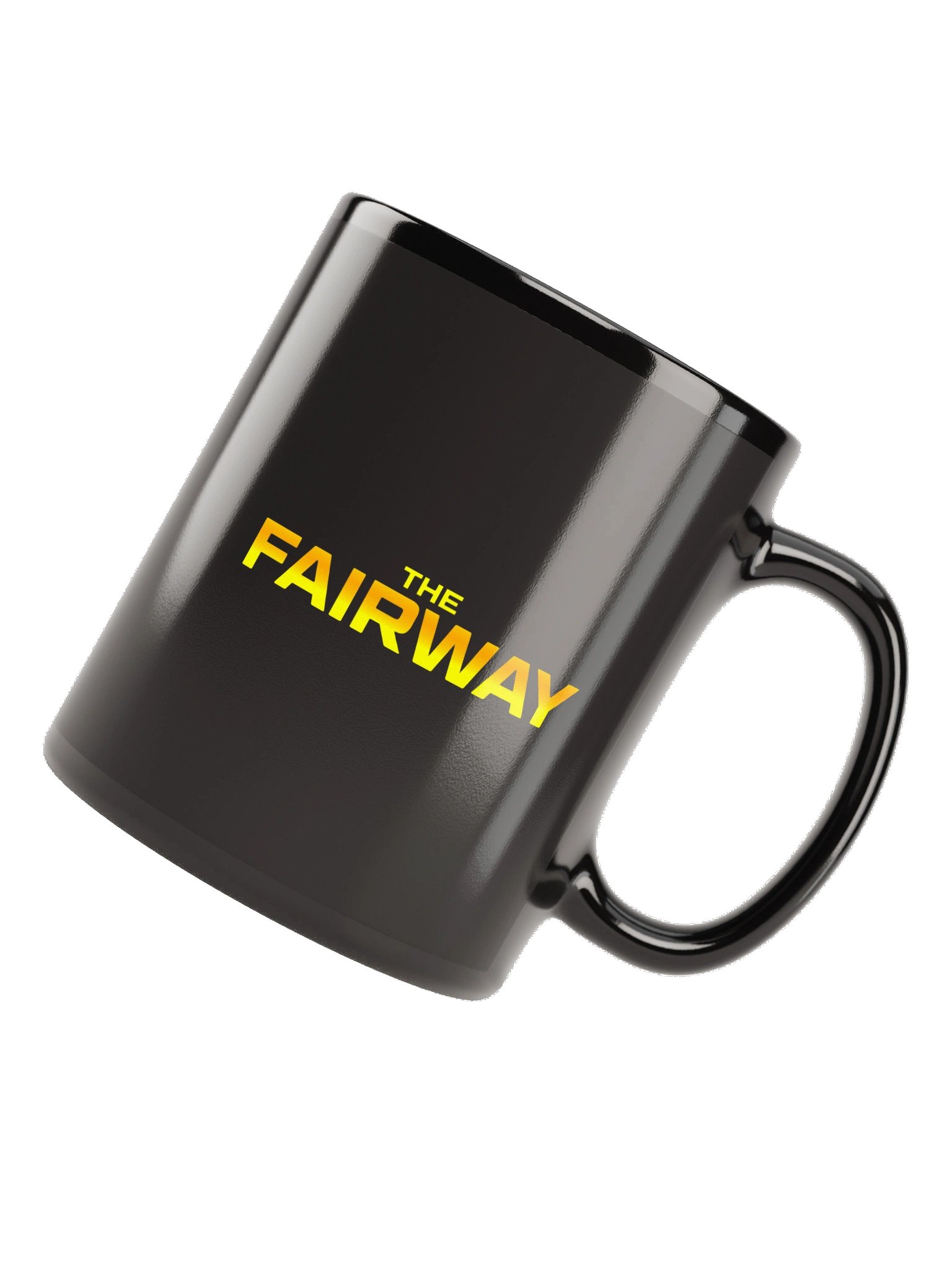 Down the Middle Black Mug product image (6)
