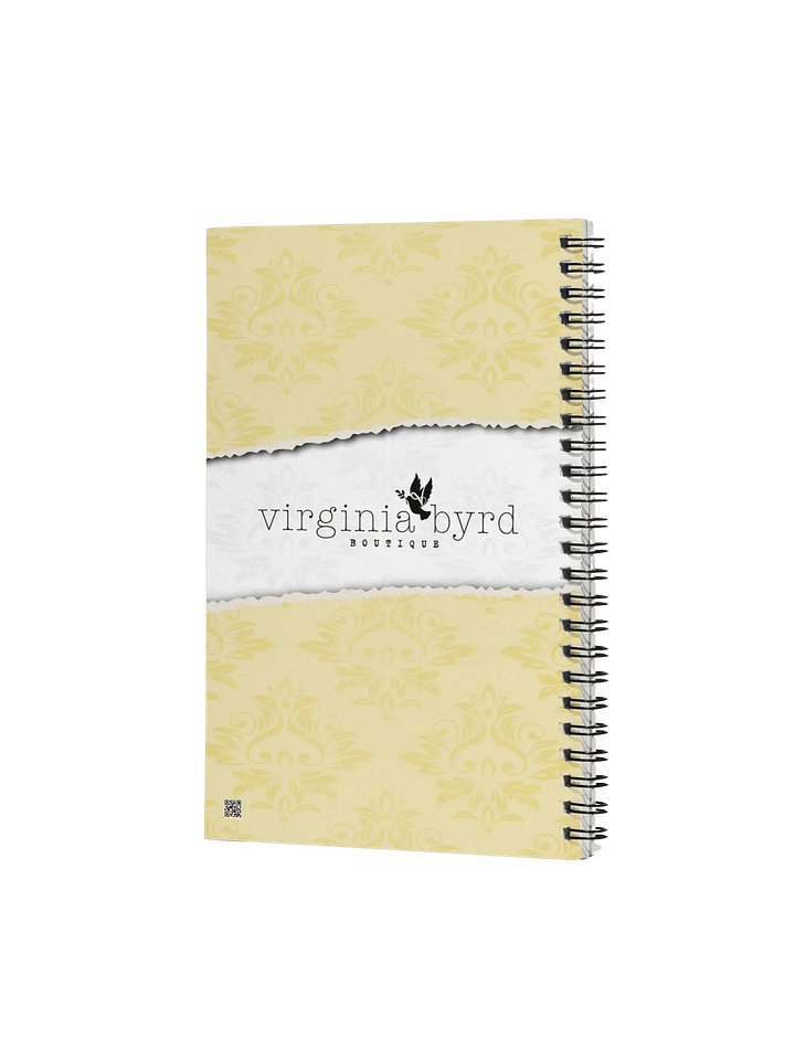 Golden Rose Garden Spiral Notebook product image (2)
