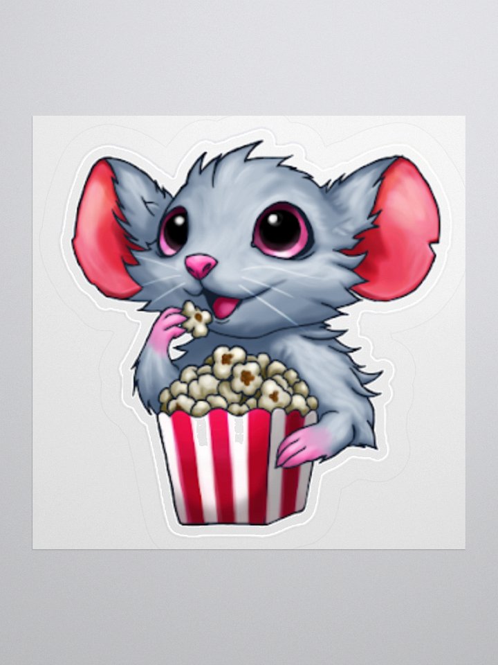 Munching Mouse Kiss Cut Stickers product image (2)