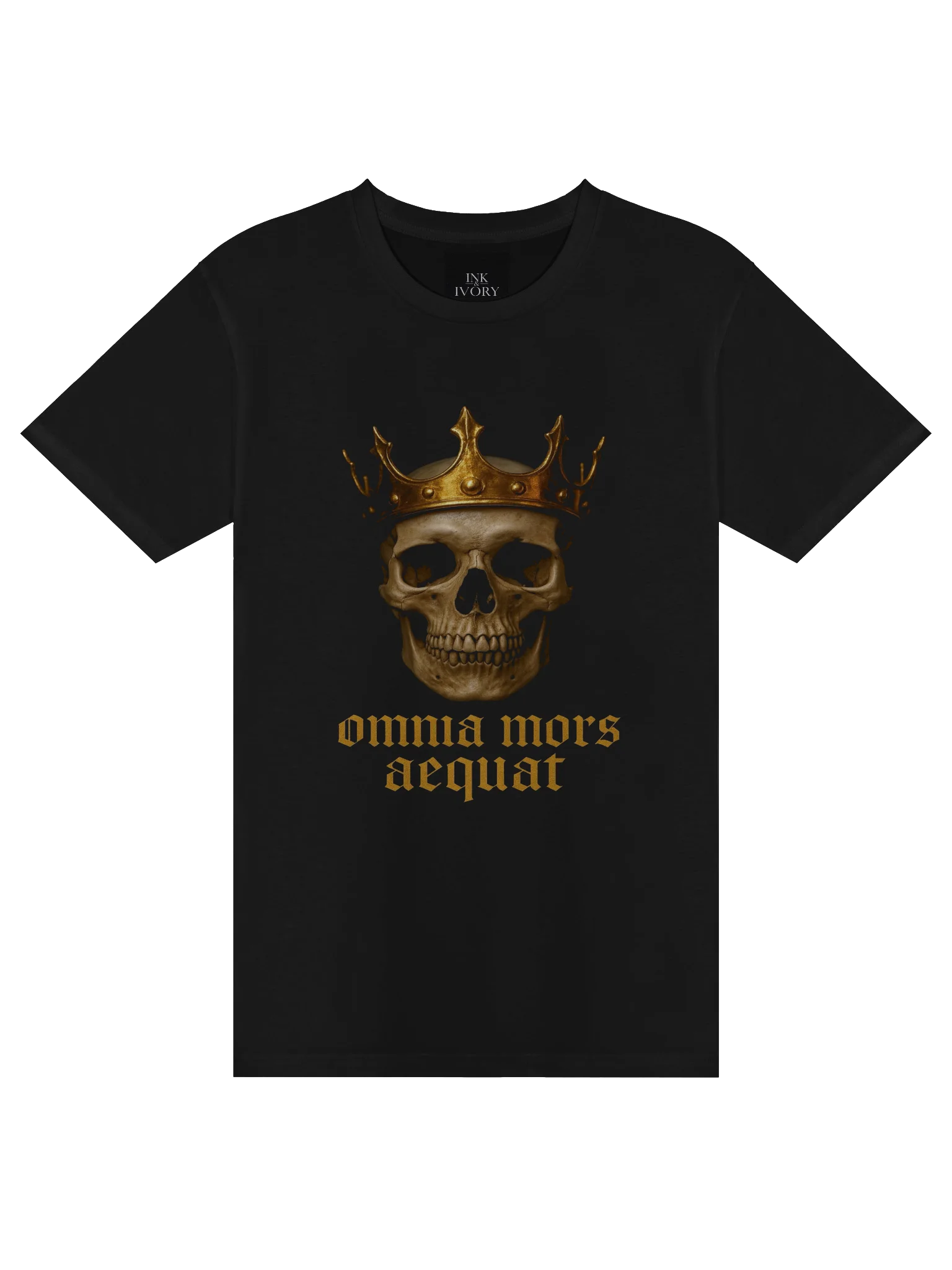 OMNIA MORS AEQUAT “Death Makes all things Equal” T-shirt product image (5)