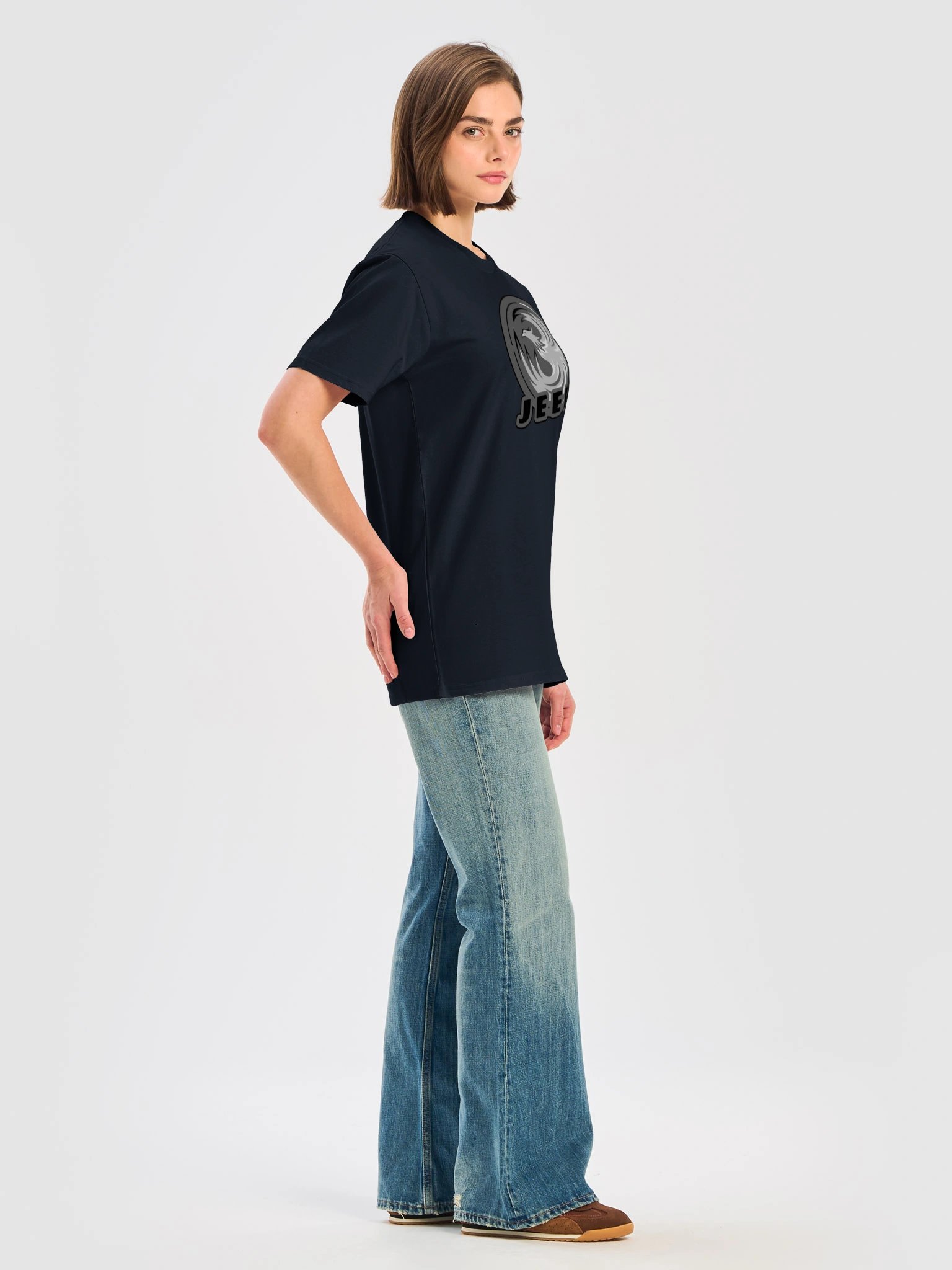 JEEP Grayscale Eagle Logo Tee product image (72)