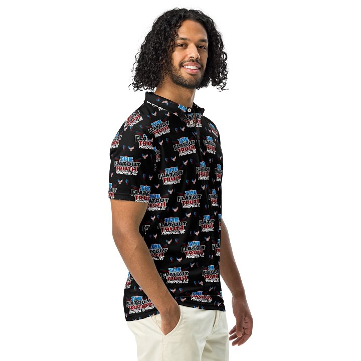 TFOT SlimFit America 1st Black Polo Shirt product image (1)