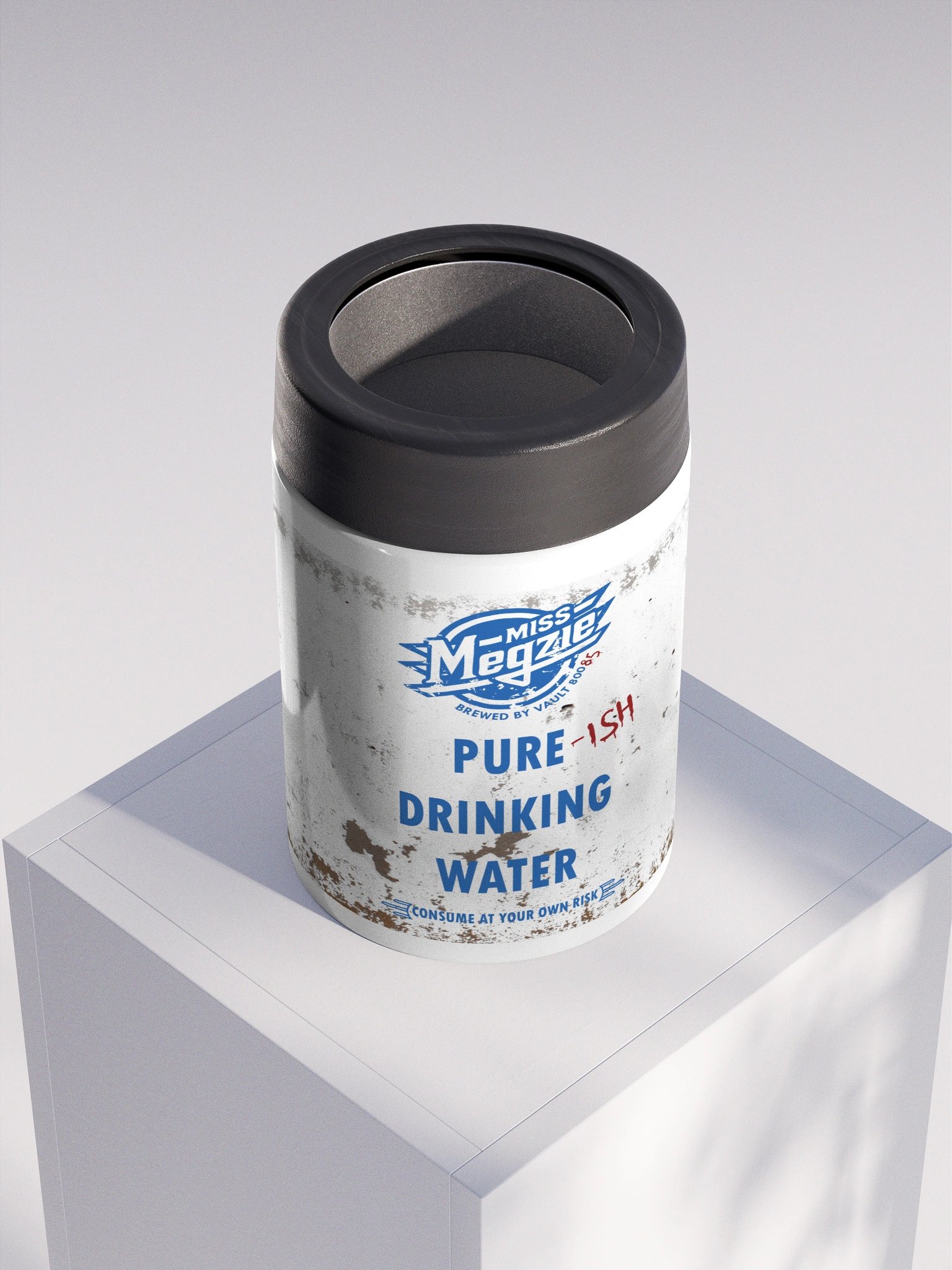 Vault 800: Pure-ish Drinking Water Steel Koozie product image (4)