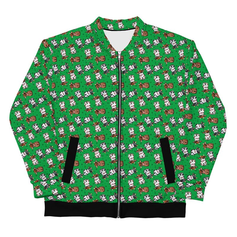 Ditsy Cows Bomber Jacket product image (5)