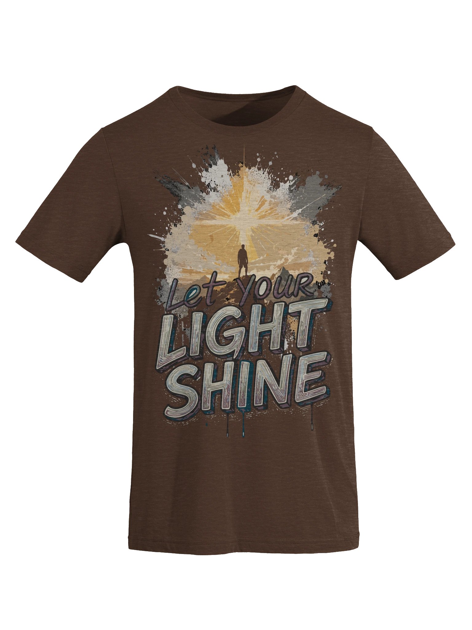 Let Your Light Shine Graphic T-shirt product image (2)