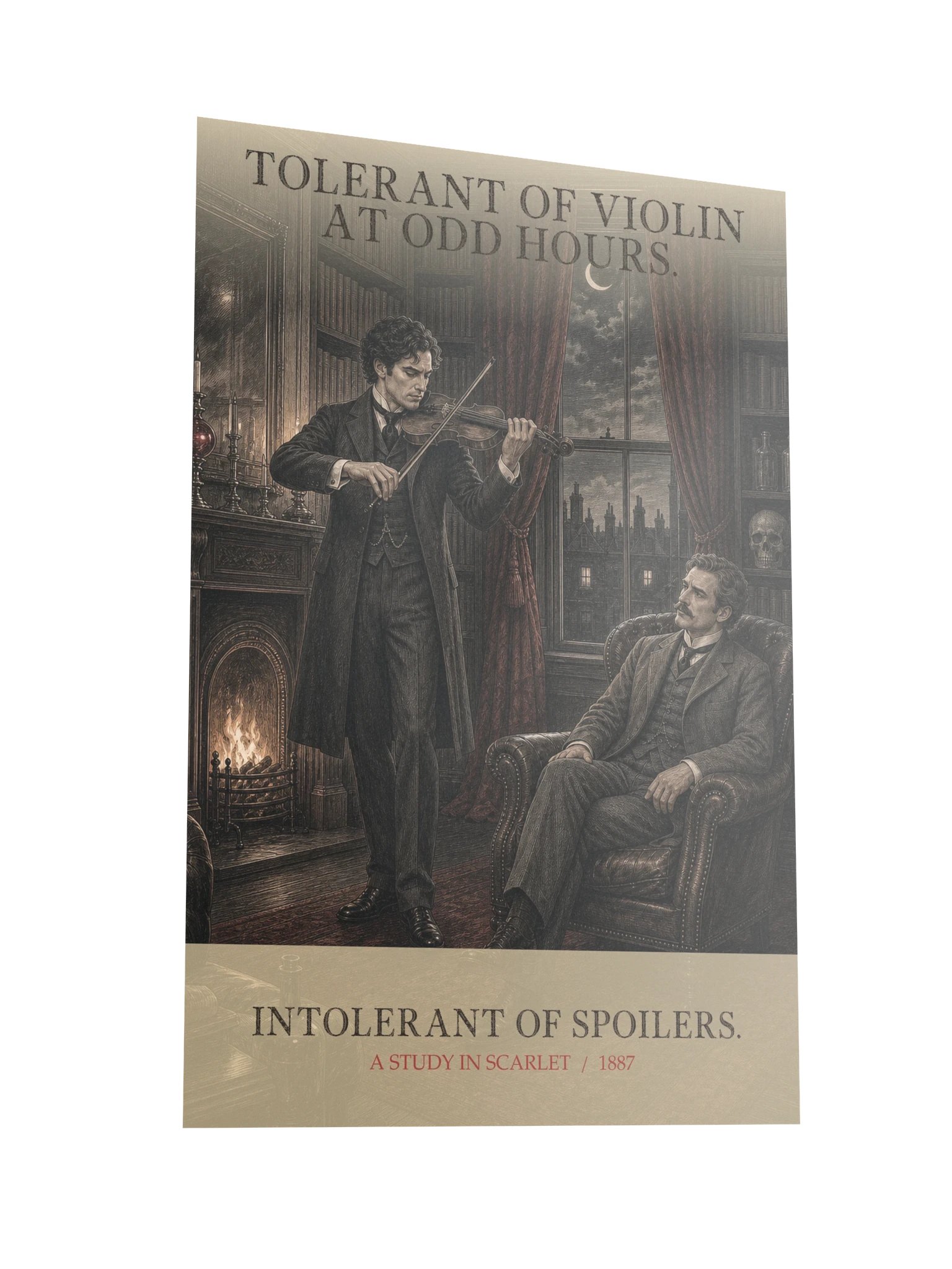 Tolerant Violin At Odd Hours Intolerant Spoilers -- A Study in Scarlet Art Print product image (10)
