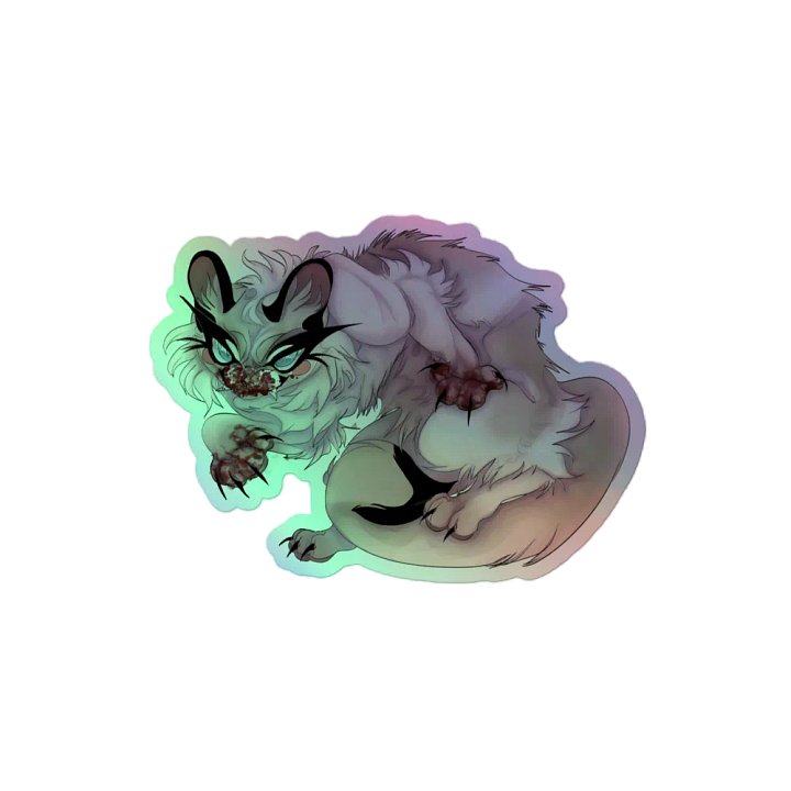 Holographic Sticker || Snowfur product image (2)